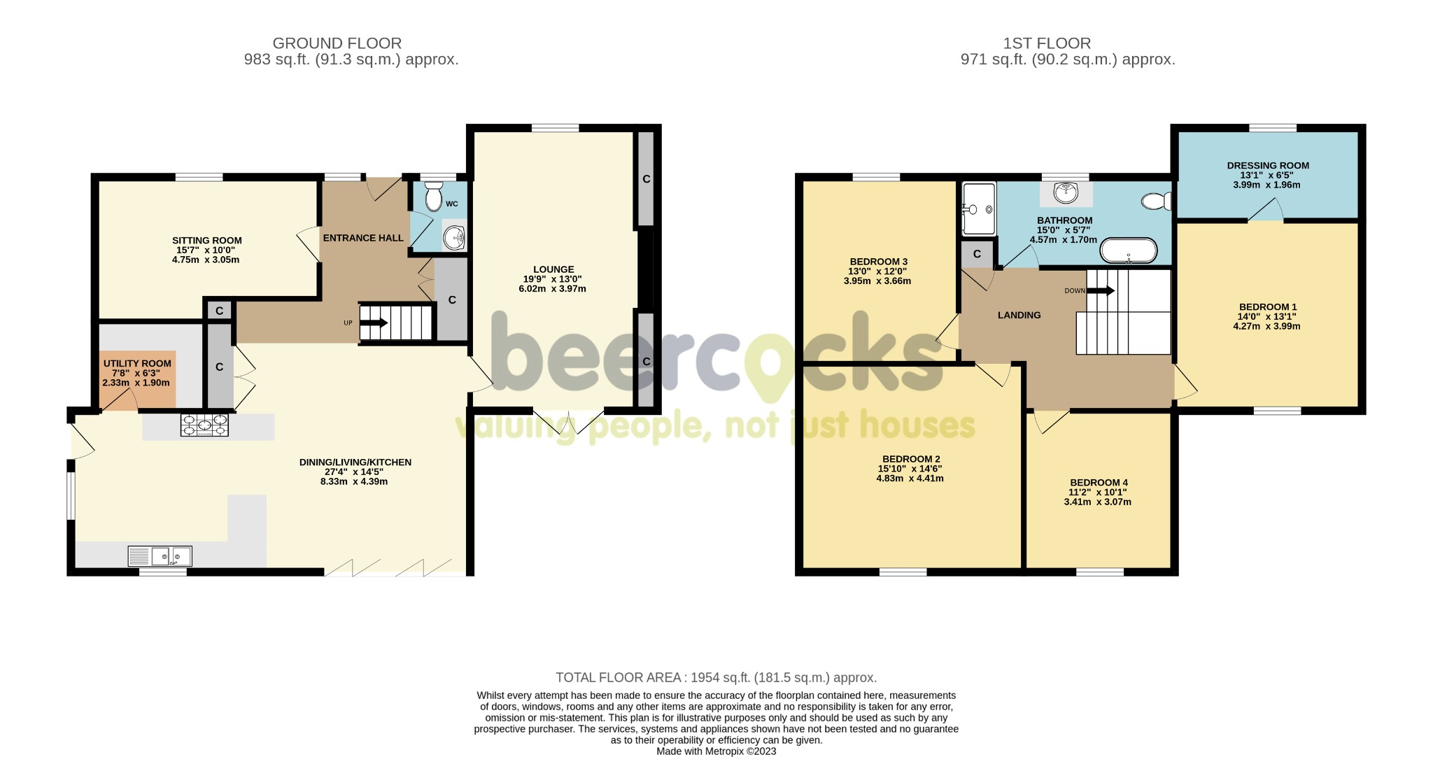 4 bed detached house for sale in Thornton Street, Barrow upon Humber - Property Floorplan