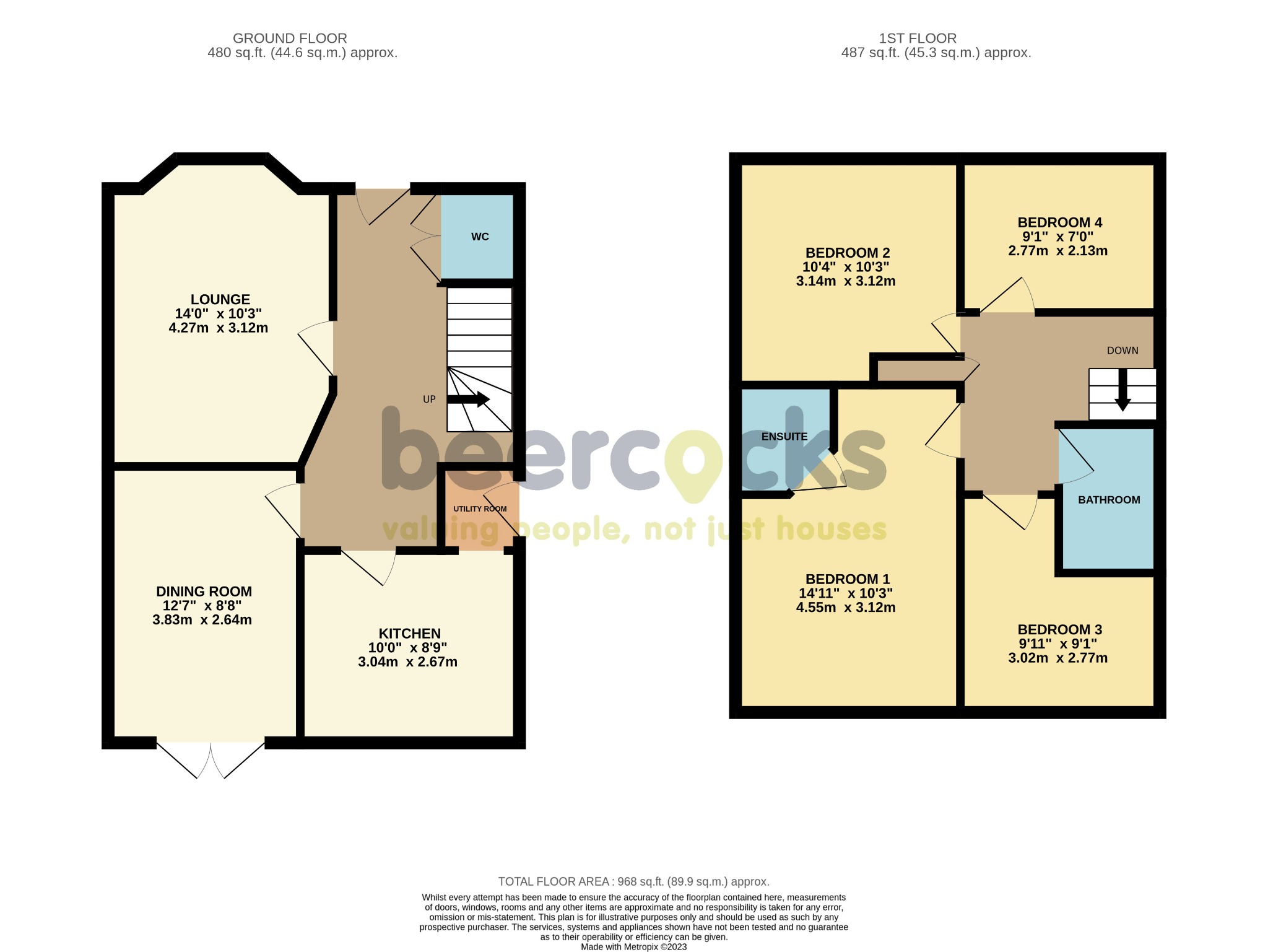 4 bed detached house for sale in St Pauls Way, Beverley - Property Floorplan