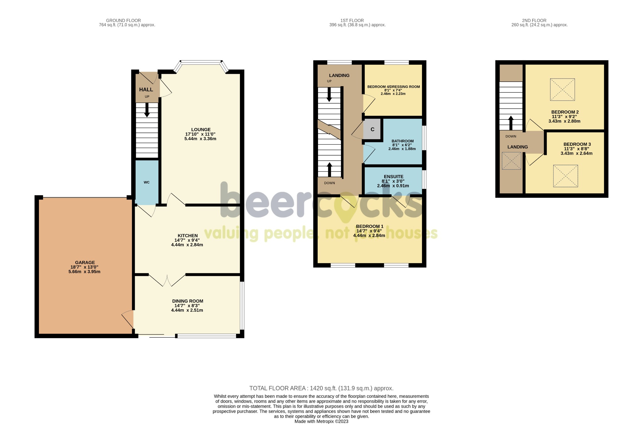 4 bed link detached house for sale in Figham Road, Beverley - Property Floorplan