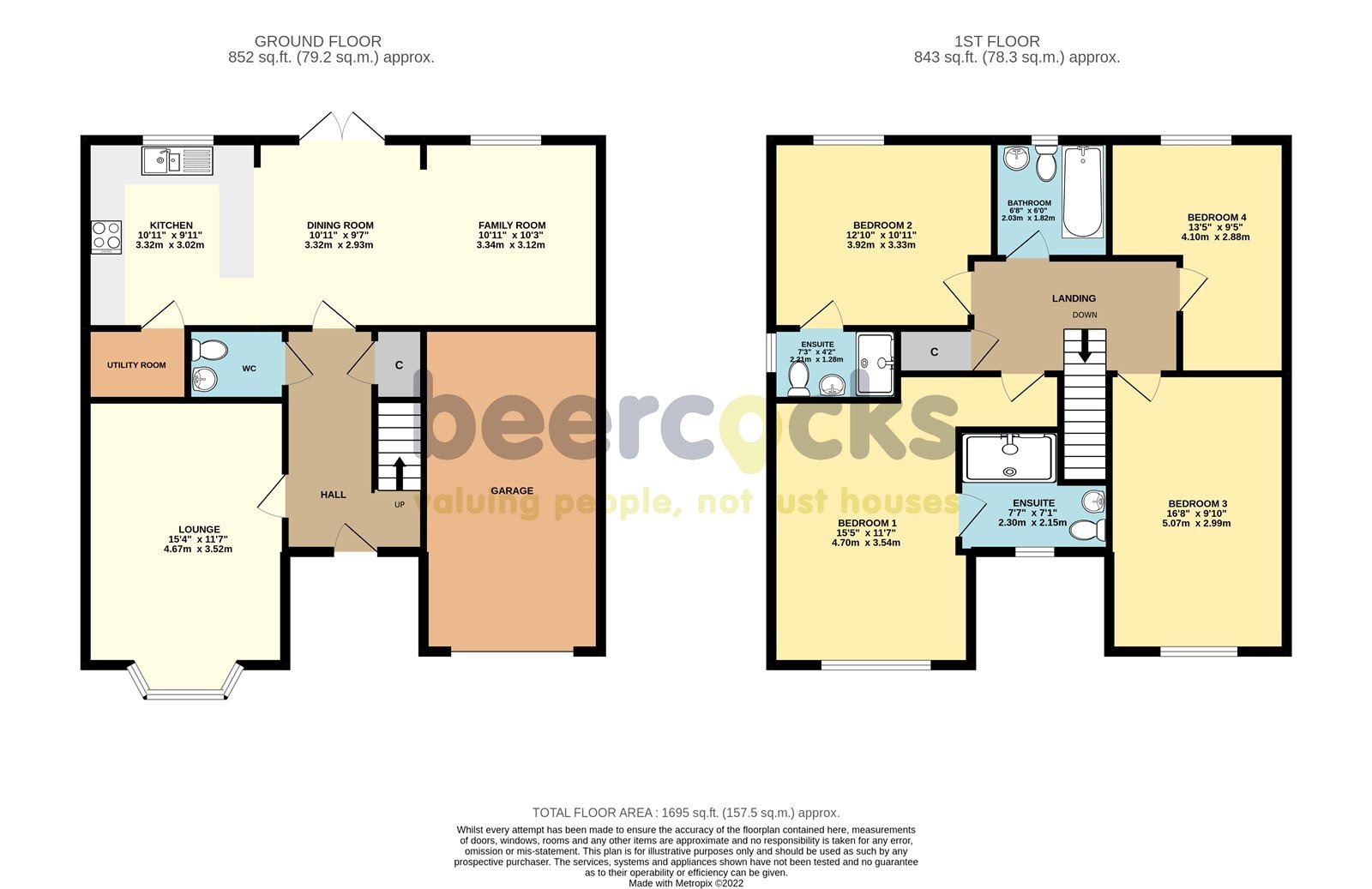 4 bed detached house for sale in Ottringham Road, Hull - Property Floorplan