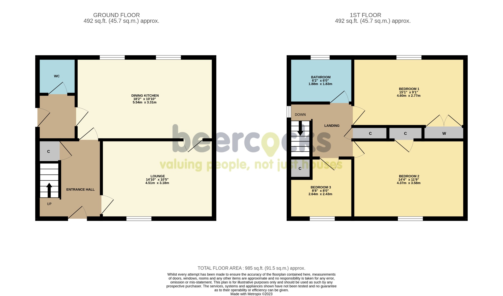 3 bed semi-detached house for sale in Pinfold Villas, Hull - Property Floorplan