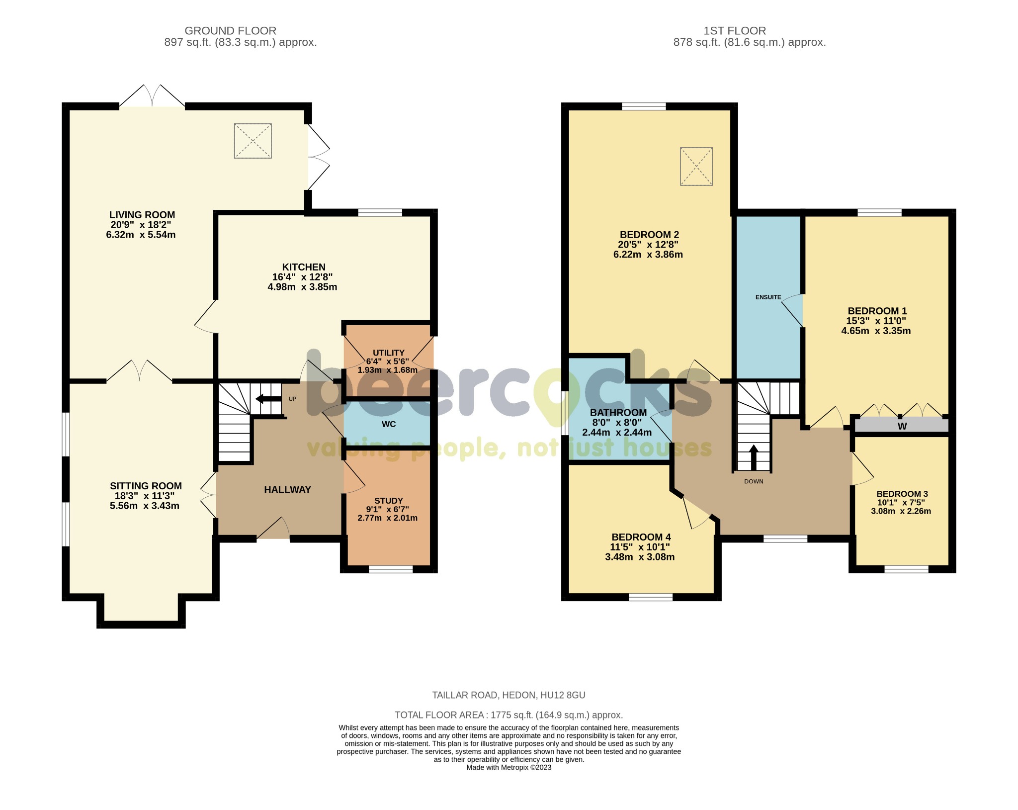4 bed detached house for sale in Taillar Road, Hull - Property Floorplan