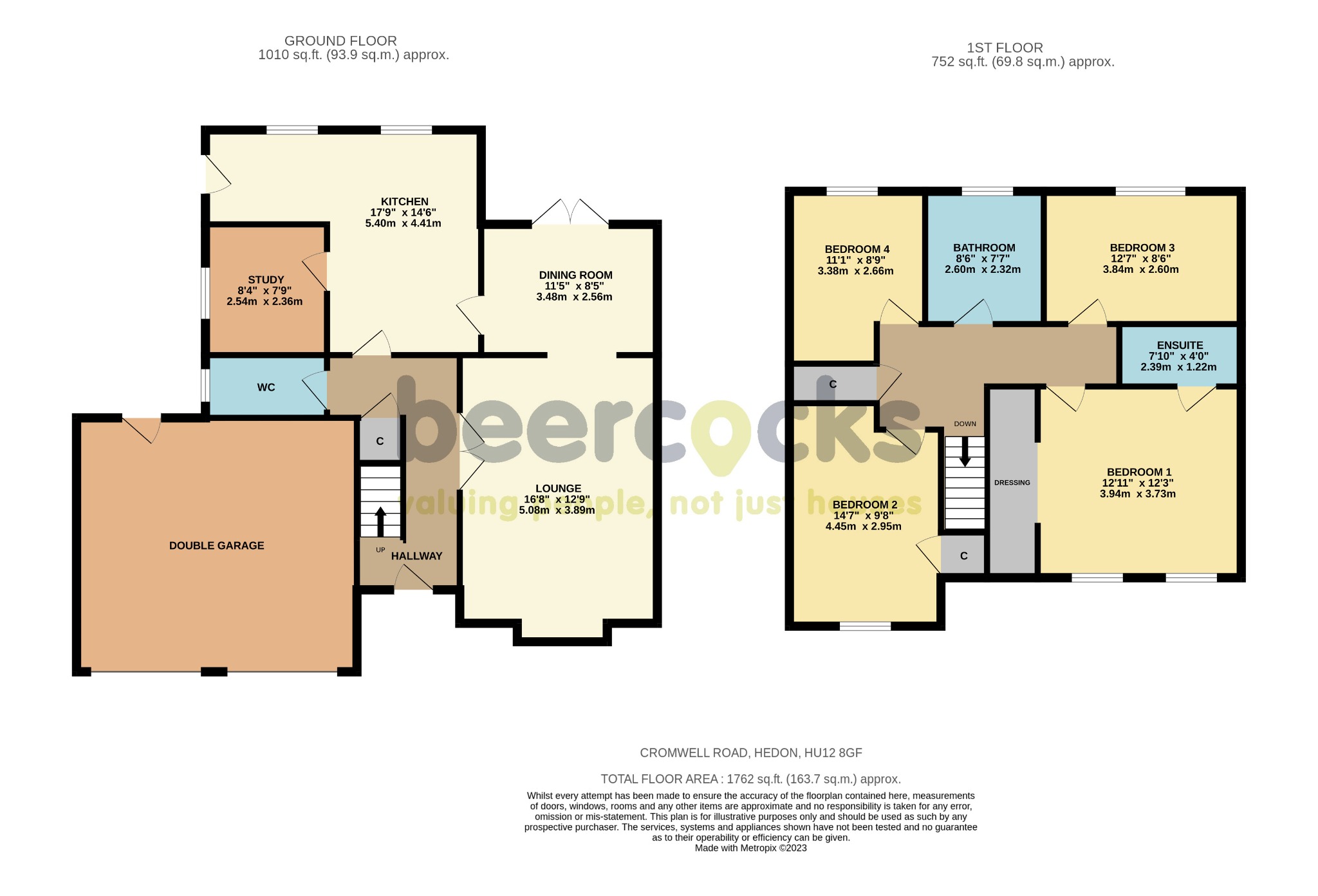 4 bed detached house for sale in Cromwell Road, Hull - Property Floorplan