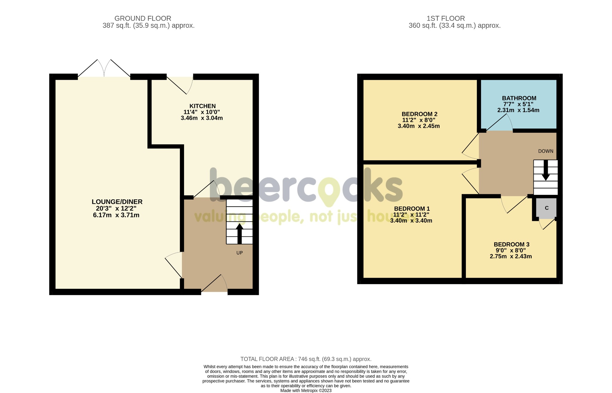 3 bed terraced house for sale in Standage Road, Hull - Property Floorplan