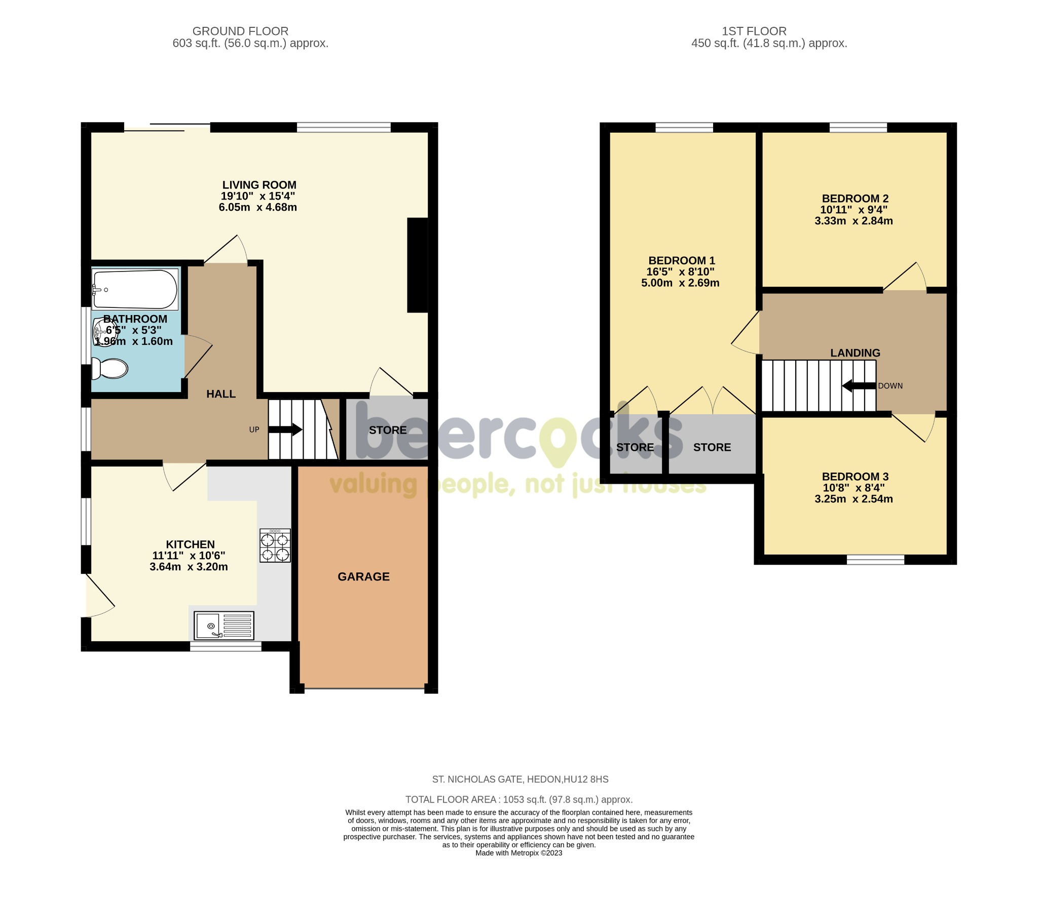 3 bed semi-detached house for sale in St Nicholas Gate, Hull - Property Floorplan