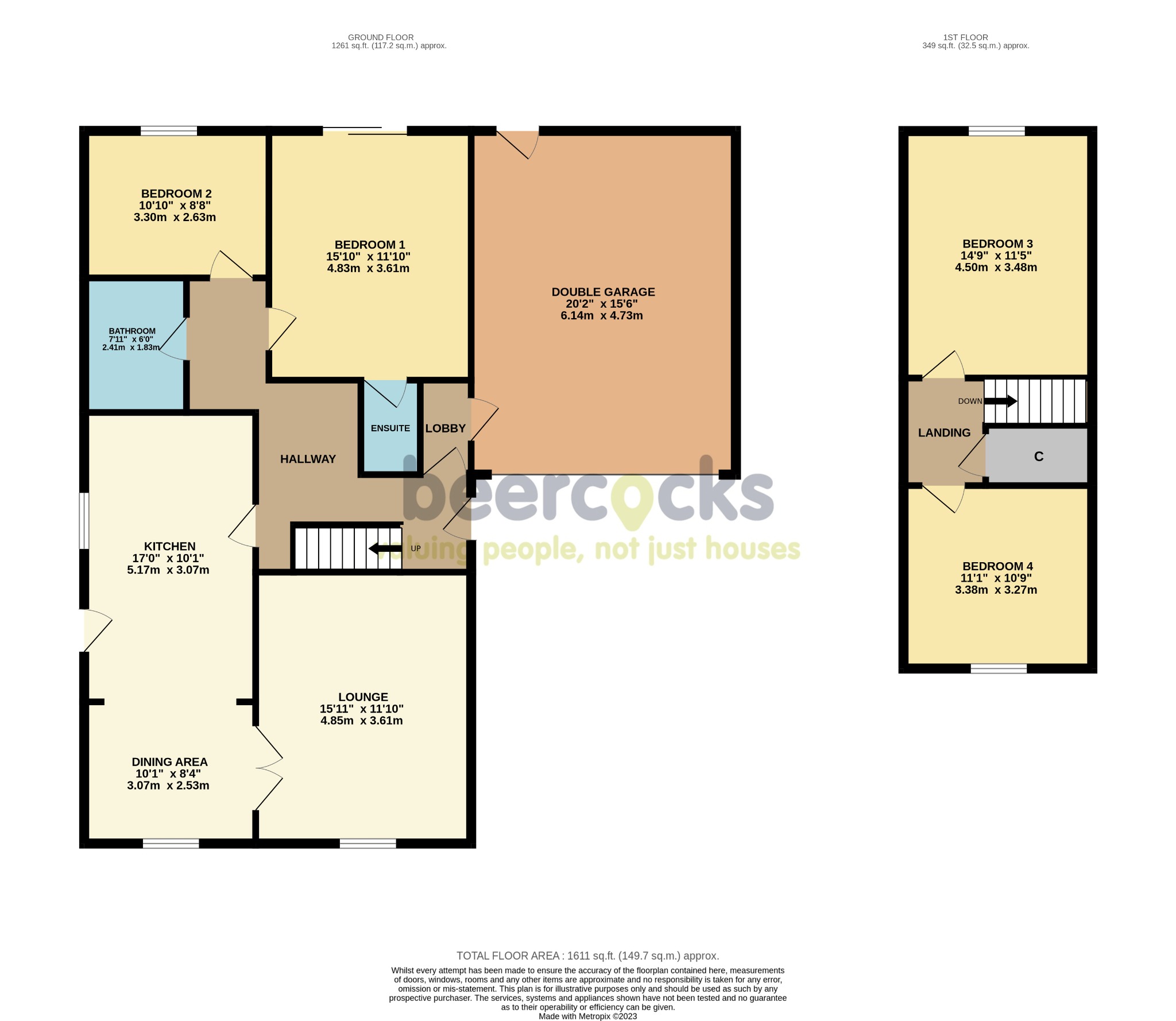 4 bed detached bungalow for sale in Manor Garth, Hull - Property Floorplan