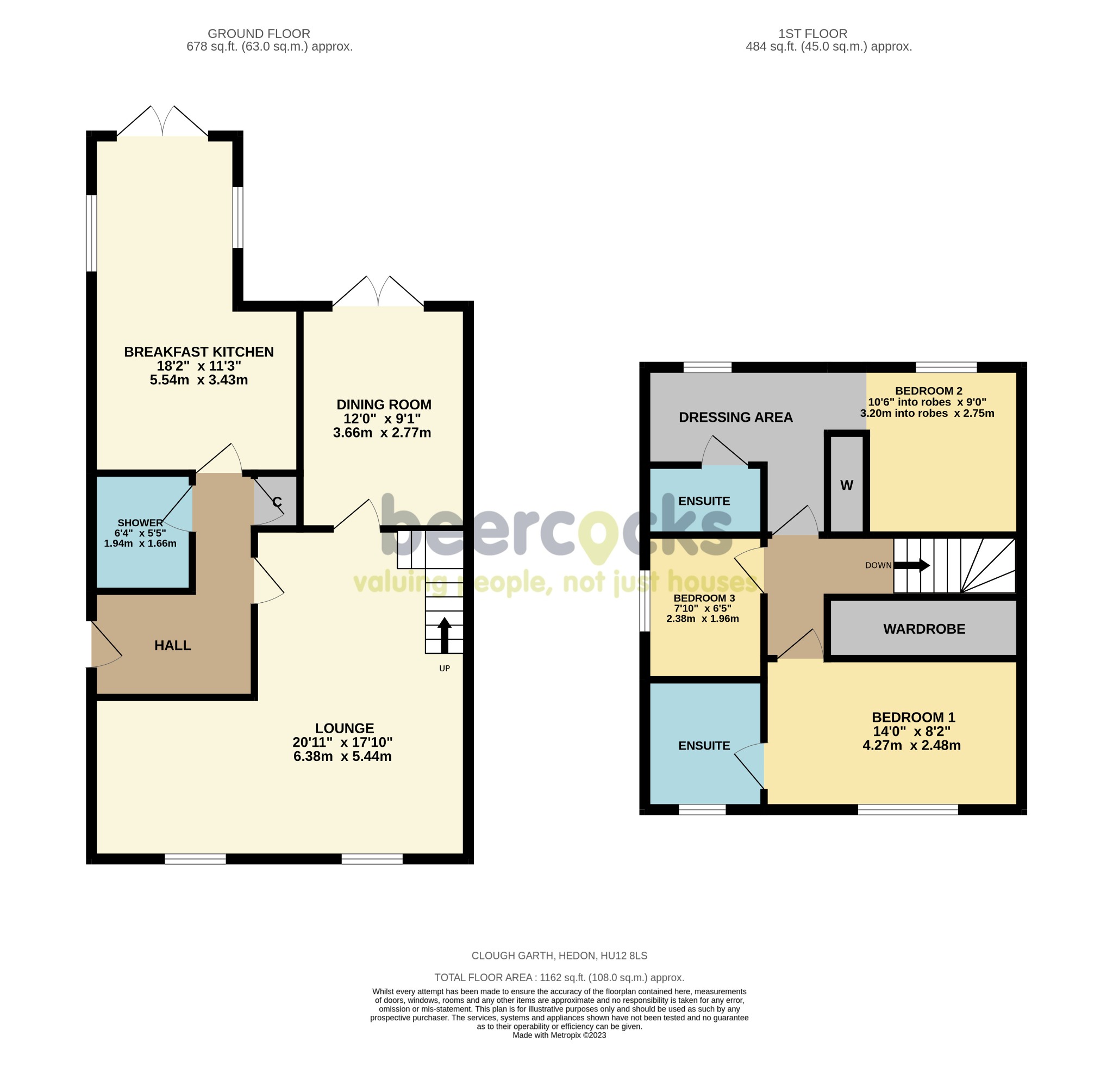 3 bed semi-detached house for sale in Clough Garth, Hull - Property Floorplan