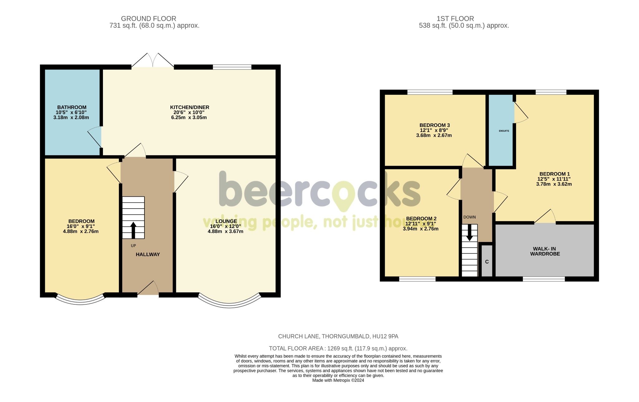4 bed semi-detached house for sale in Church Lane, Hull - Property Floorplan