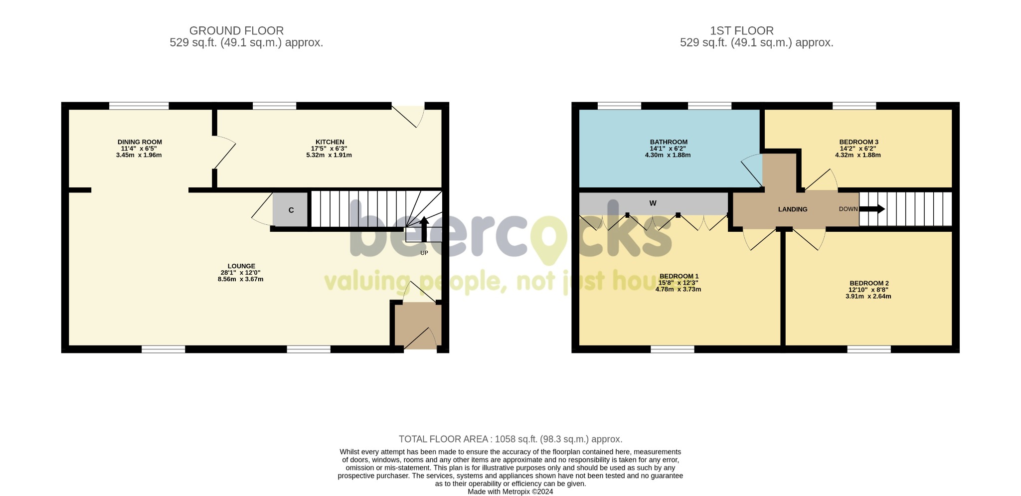 3 bed terraced house for sale in Kirk Road, Hull - Property Floorplan