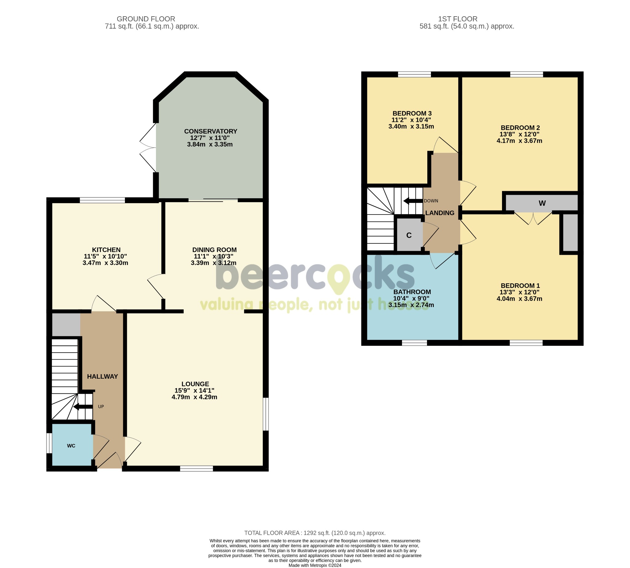 3 bed detached house for sale in Woolam Hill, Hull - Property Floorplan
