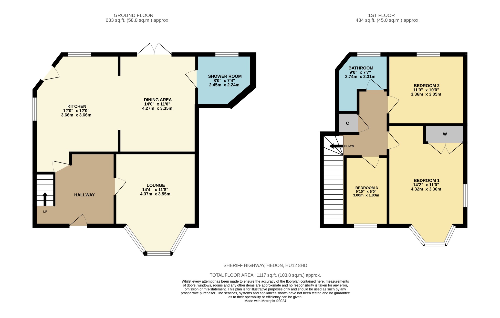 3 bed detached house for sale in Sheriff Highway, Hull - Property Floorplan