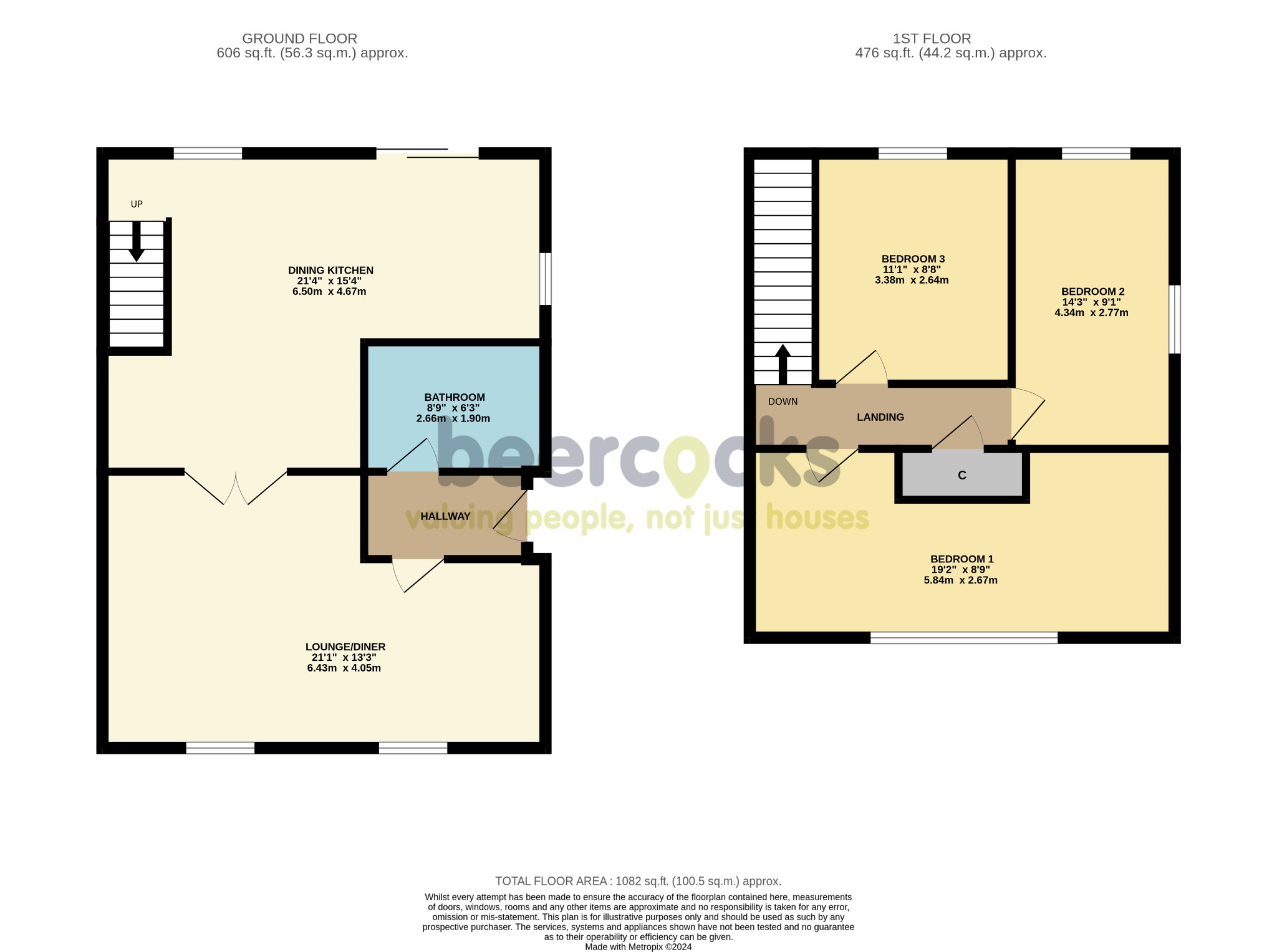 3 bed semi-detached house for sale in Green Marsh Road, Hull - Property Floorplan