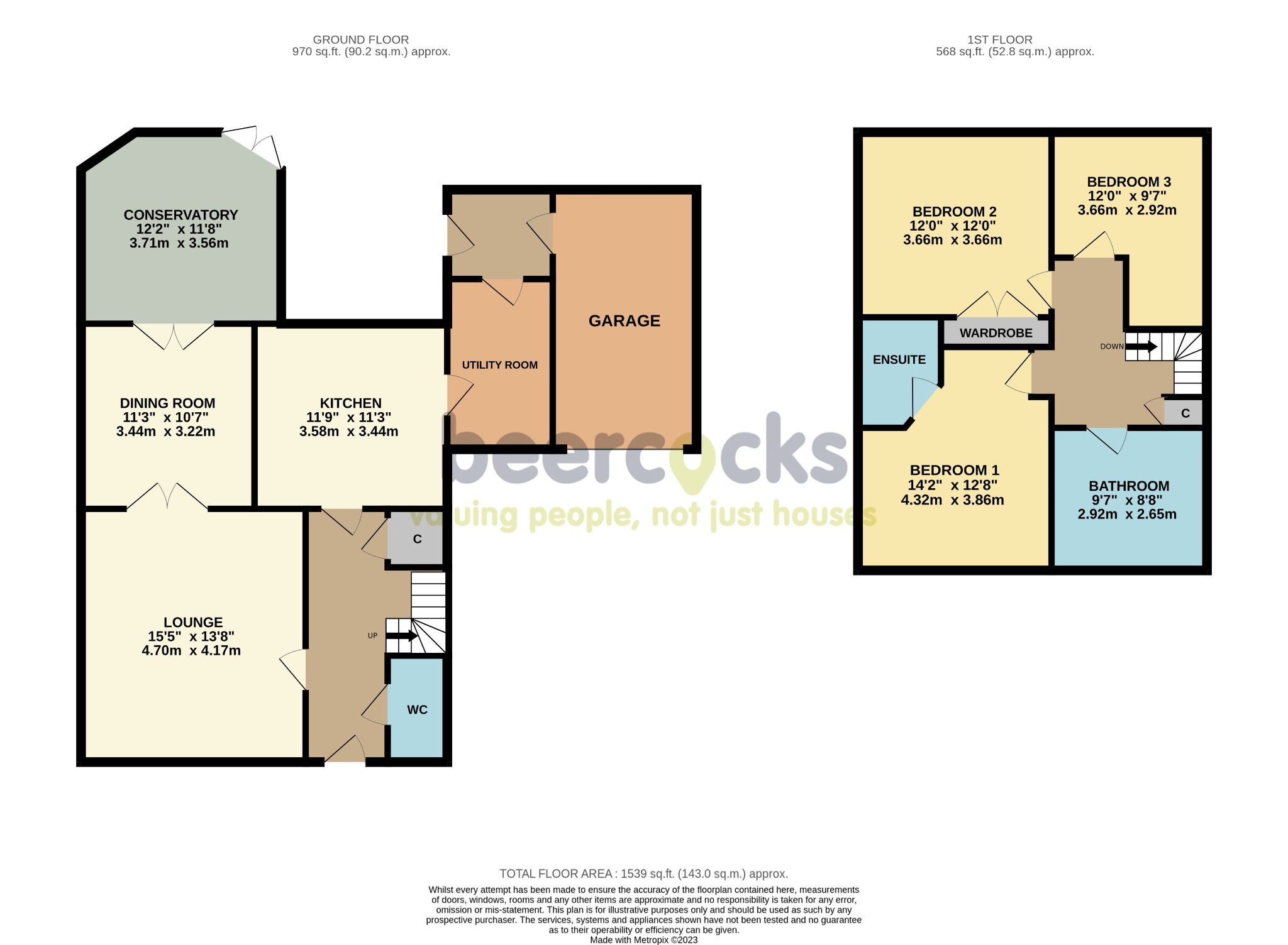 3 bed detached house for sale in Trinity Close, Hull - Property Floorplan