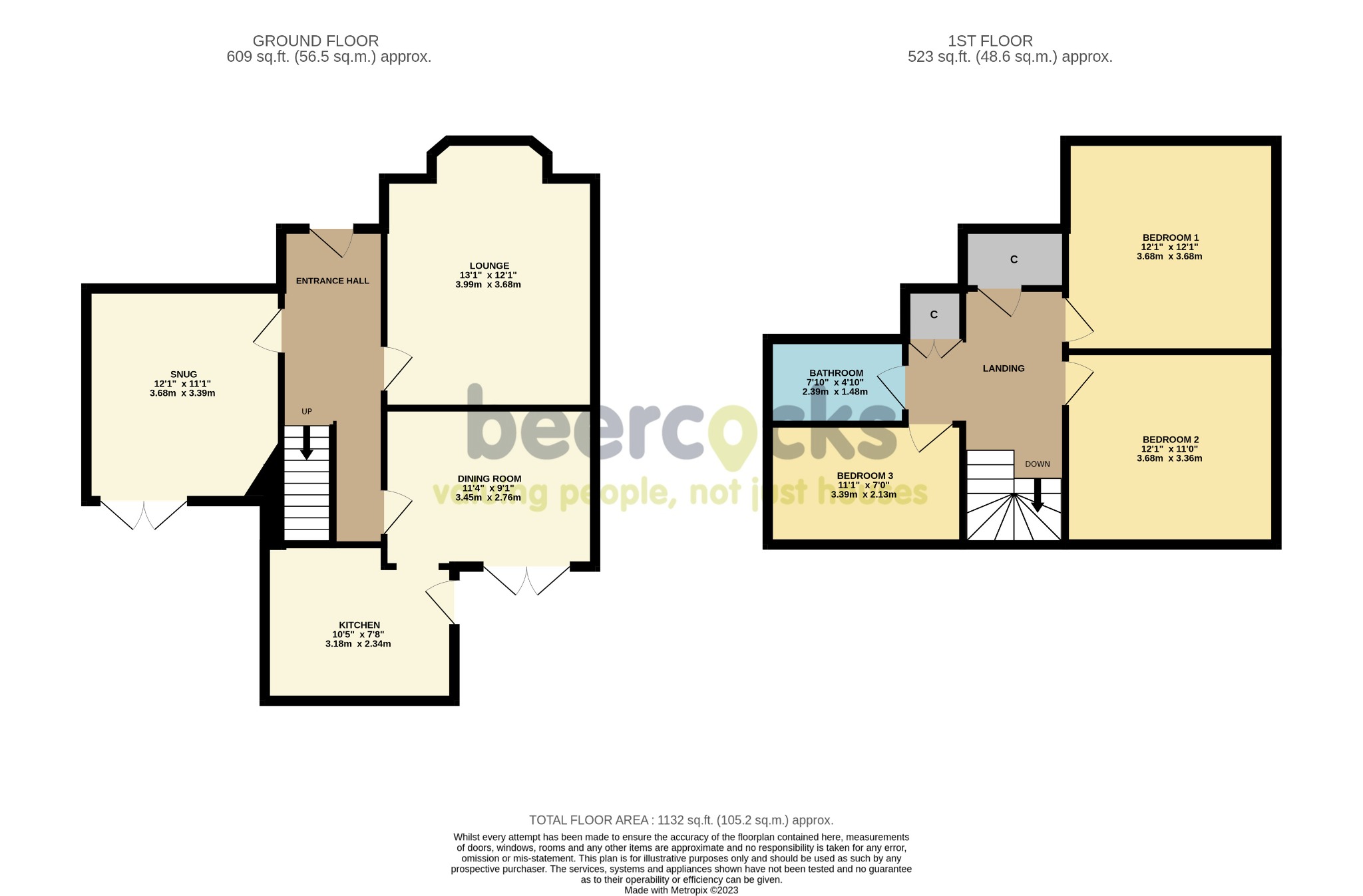 3 bed semi-detached house for sale in May Tree Avenue, Hull - Property Floorplan