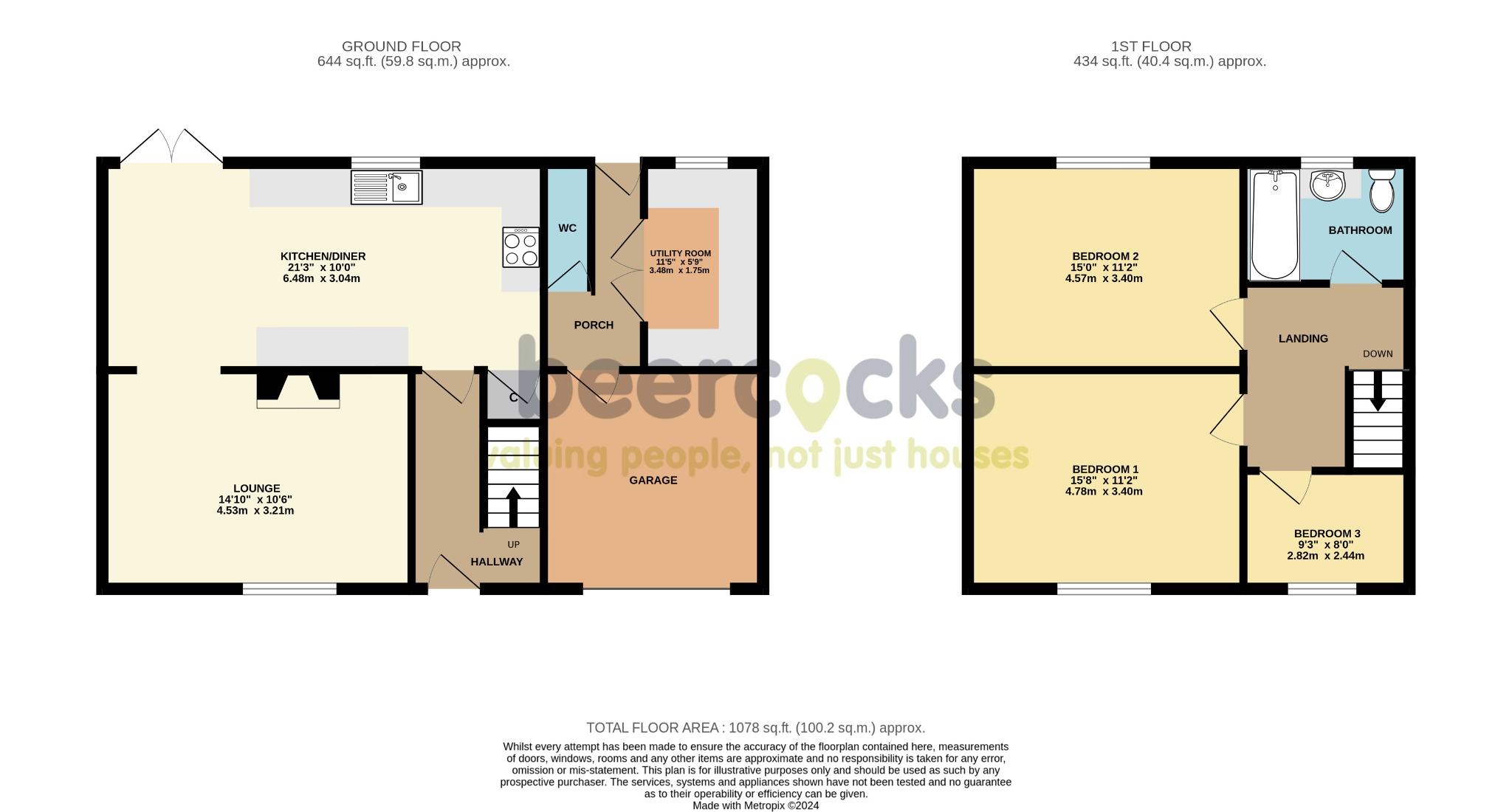 3 bed semi-detached house for sale in East Mount Avenue, Hull - Property Floorplan