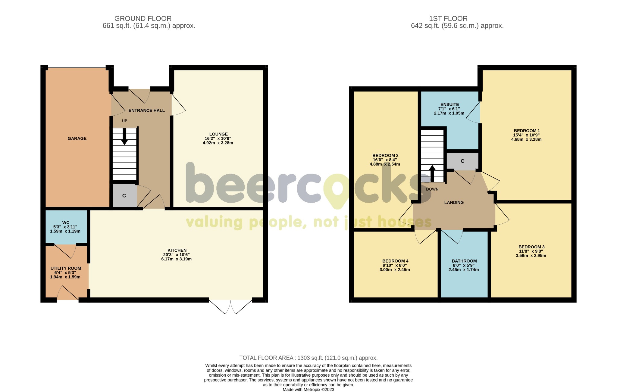 4 bed detached house for sale in Redhill Park, Hull - Property Floorplan