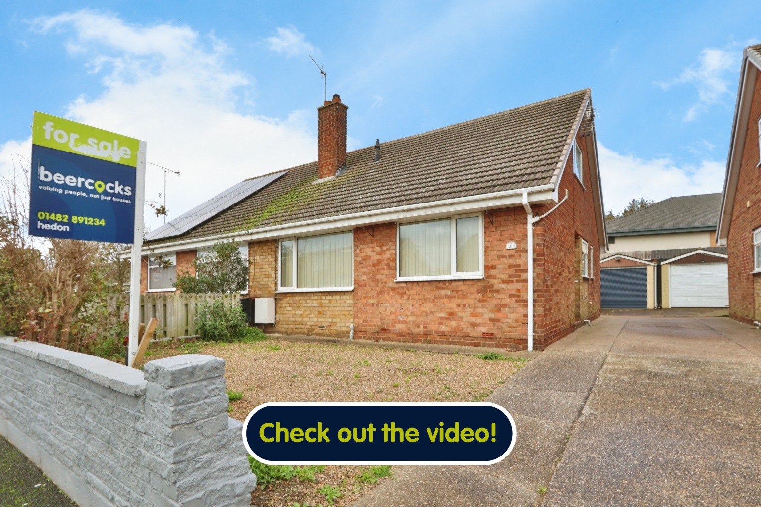 2 bed semi-detached bungalow for sale in Summergangs Drive, Hull - Property Image 1