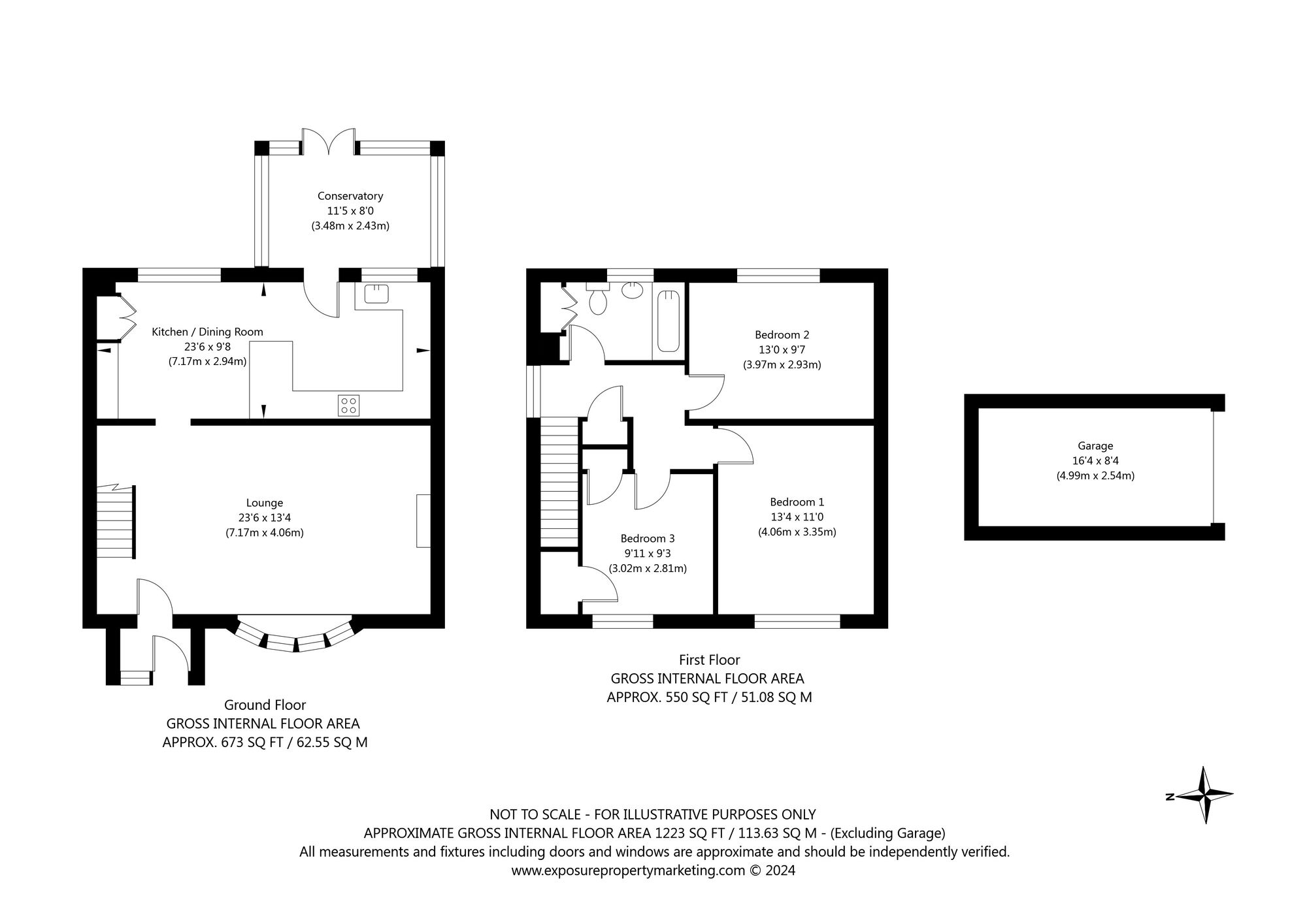 3 bed terraced house for sale in Pump Alley, York - Property floorplan