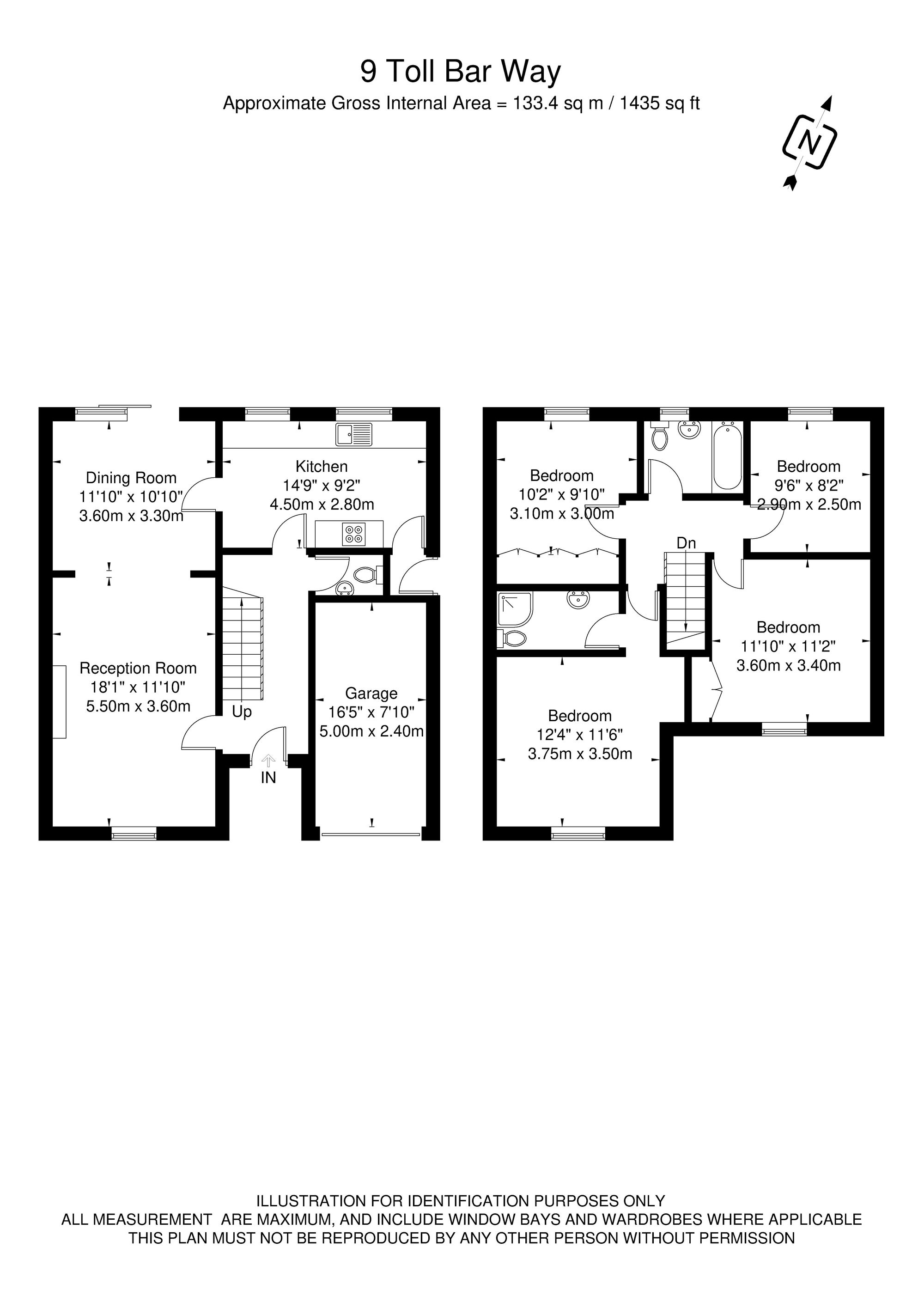 4 bed detached house for sale in Toll Bar Way, Tadcaster - Property floorplan