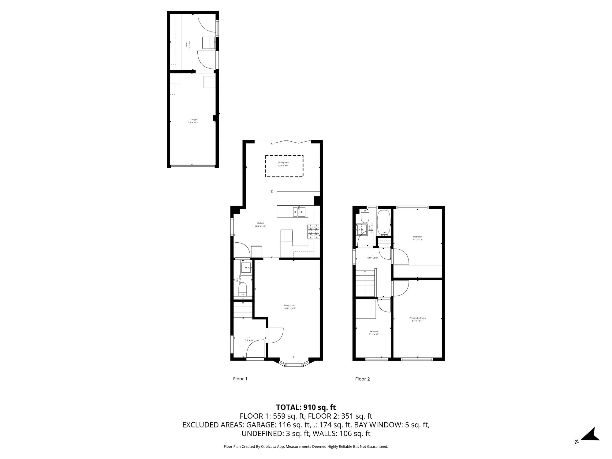 3 bed semi-detached house for sale in Bellmans Croft, York - Property floorplan