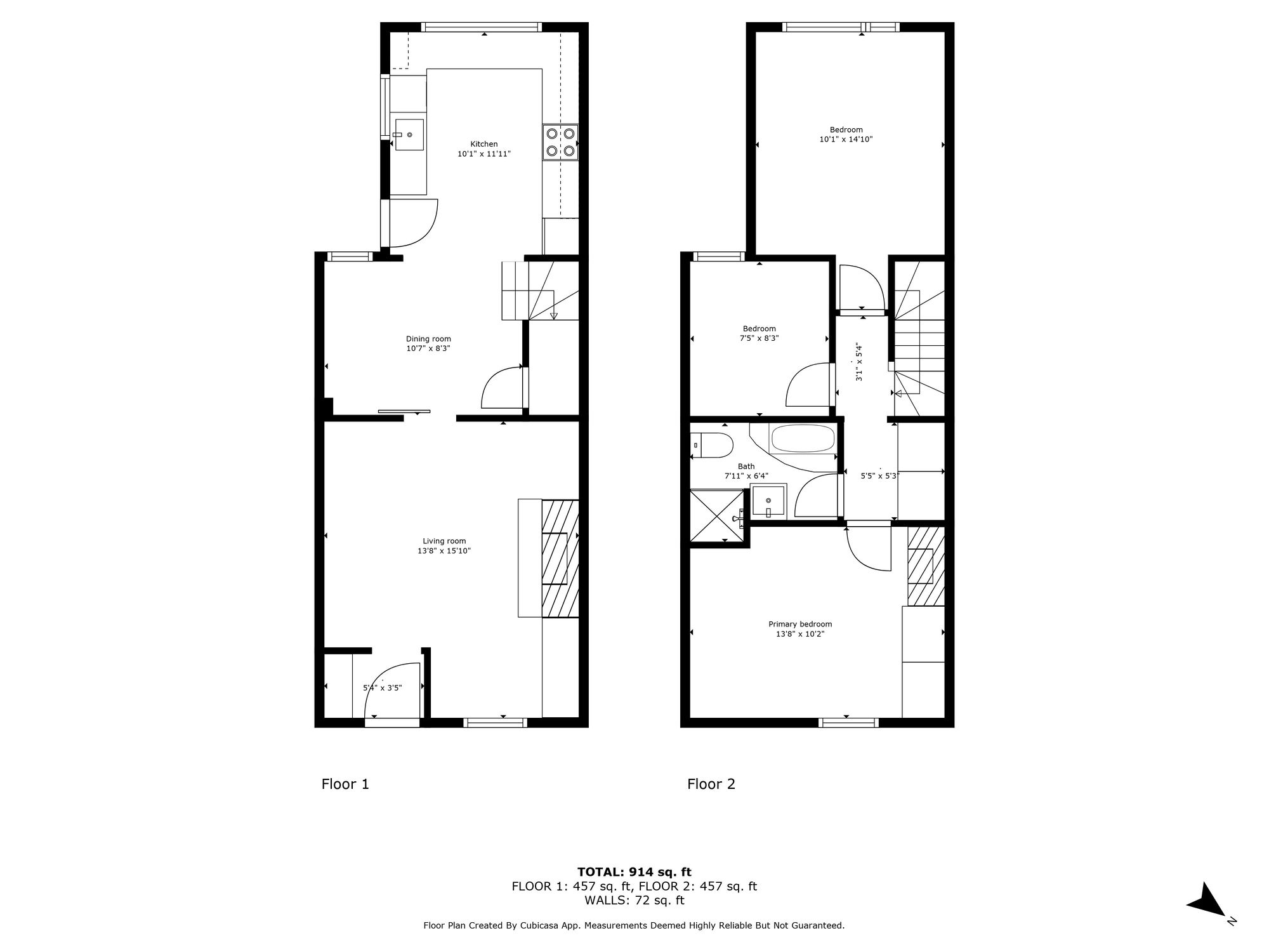 3 bed end of terrace house for sale in Church View, York - Property floorplan