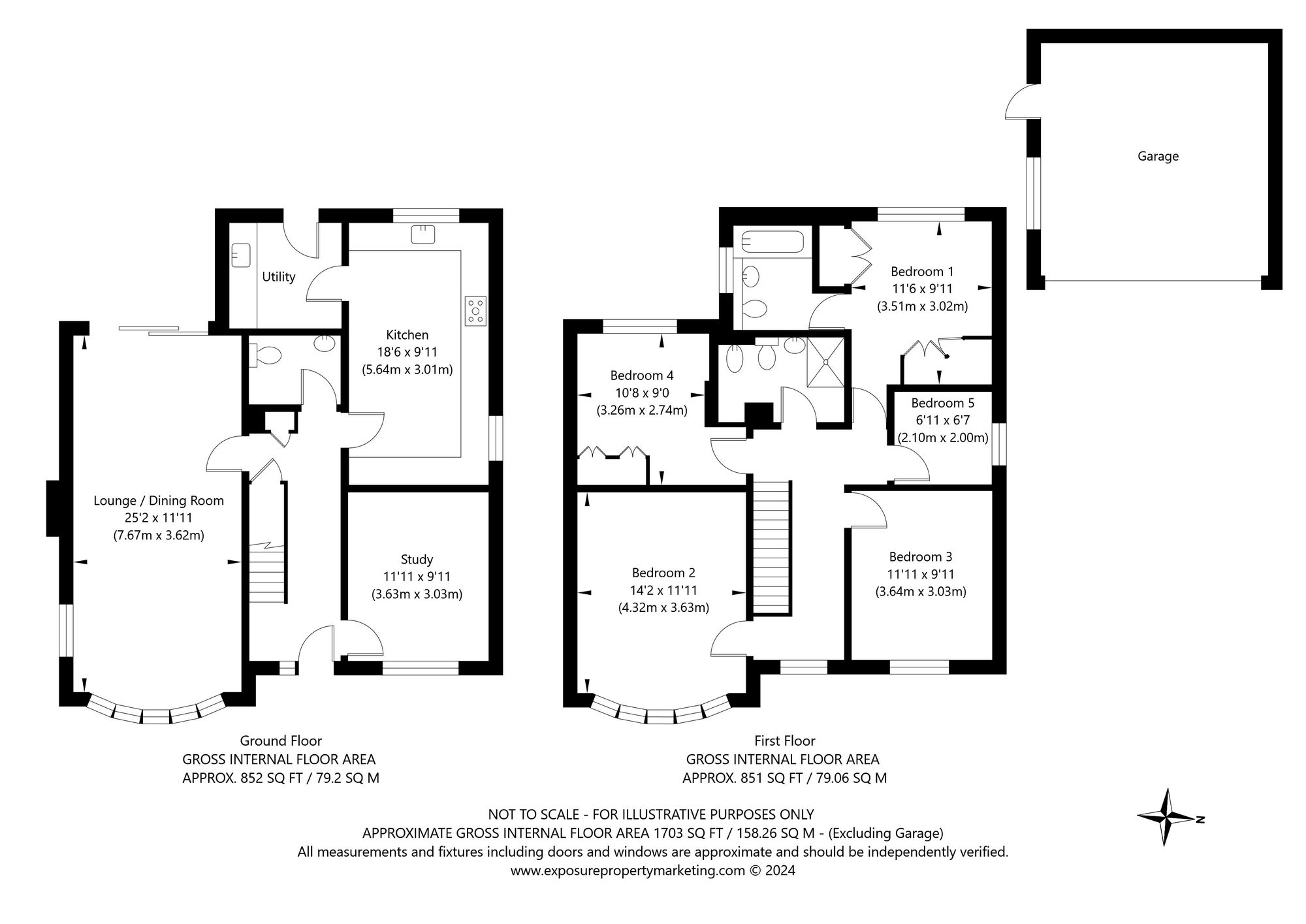 5 bed house for sale in Northfield Avenue, York - Property floorplan