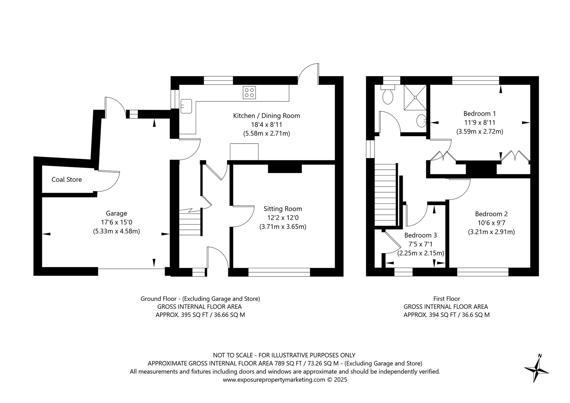 3 bed semi-detached house for sale in West Thorpe, York - Property floorplan