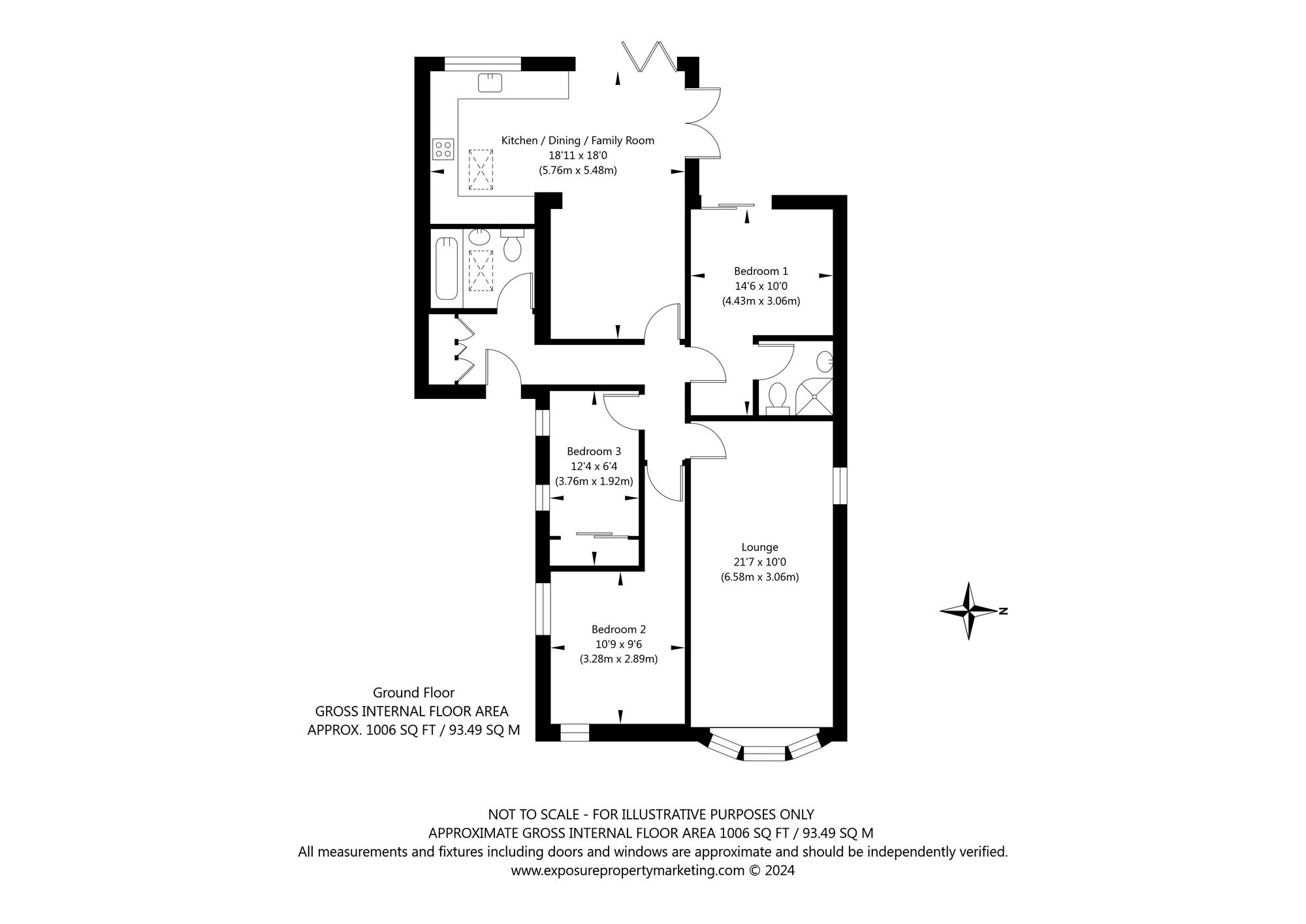 3 bed detached bungalow for sale in Waggoners Drive, York - Property floorplan