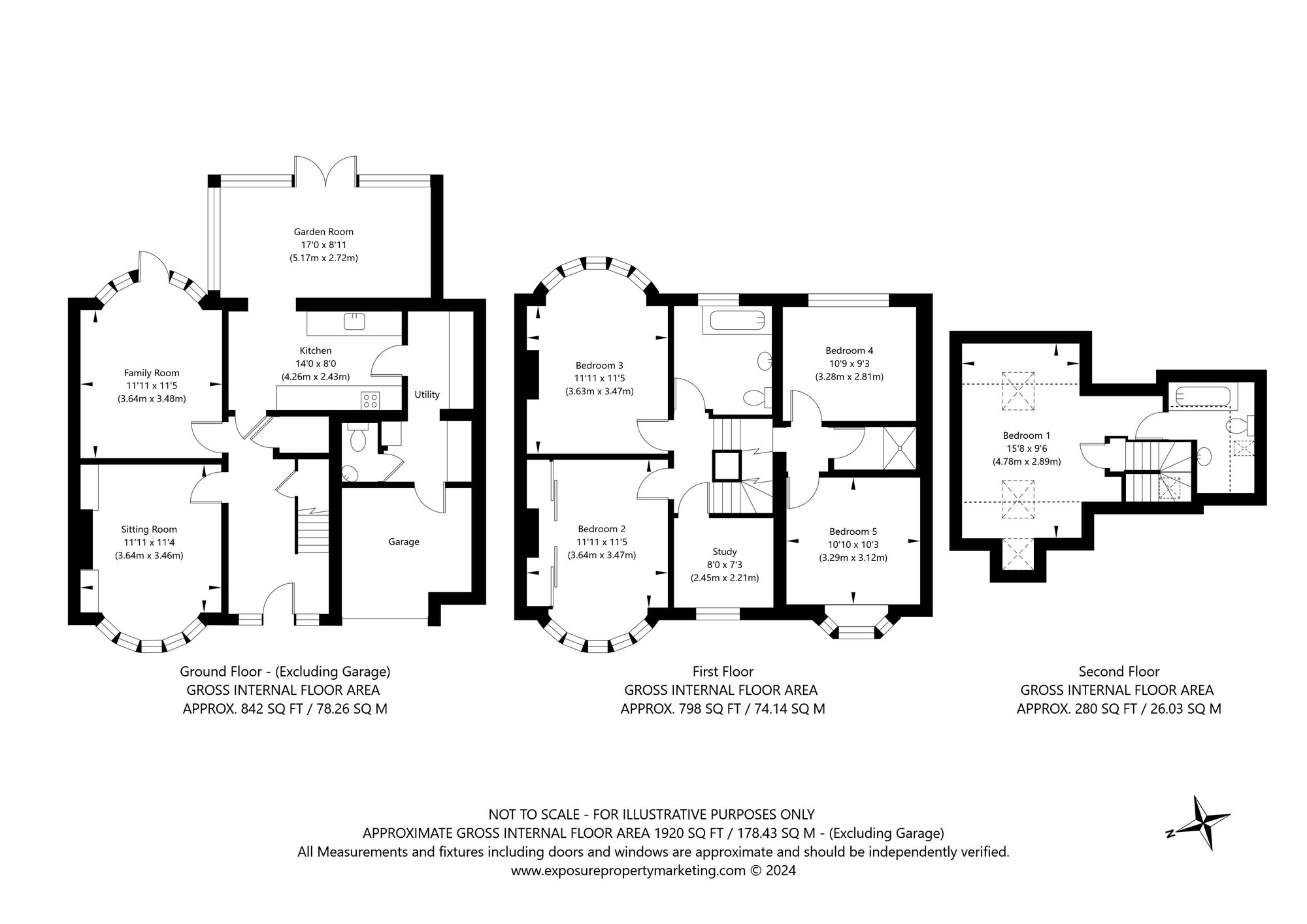 6 bed semi-detached house for sale in Hunters Way, York - Property floorplan