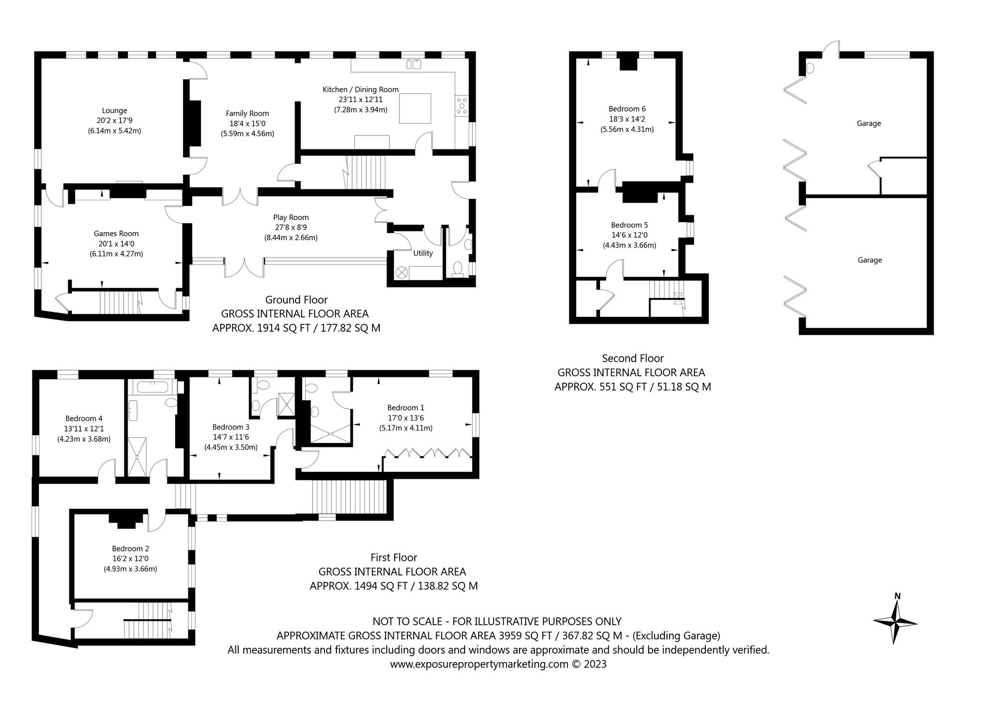 6 bed semi-detached house for sale in Main Street, York - Property floorplan