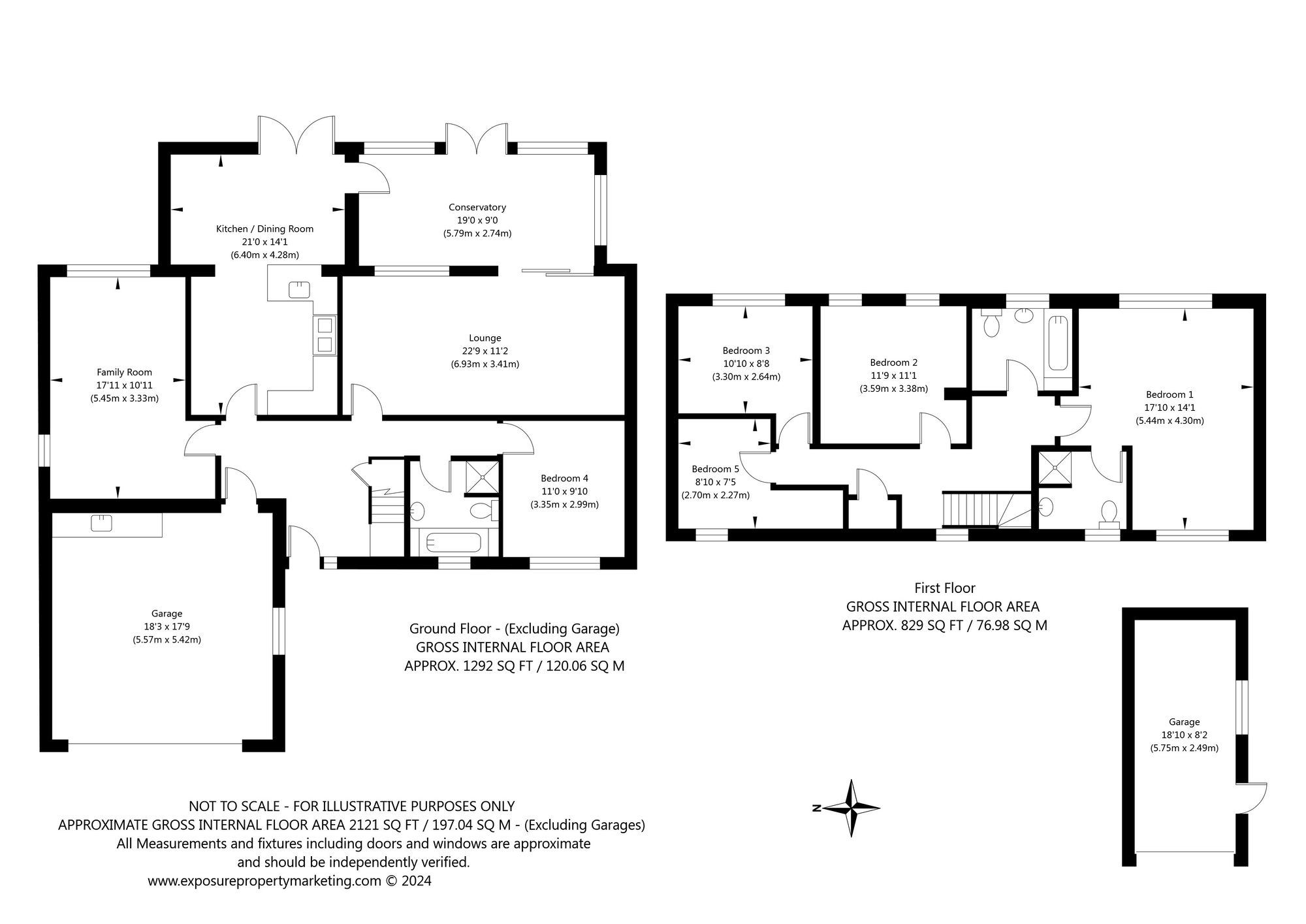 5 bed detached house for sale in School Lane, York - Property floorplan