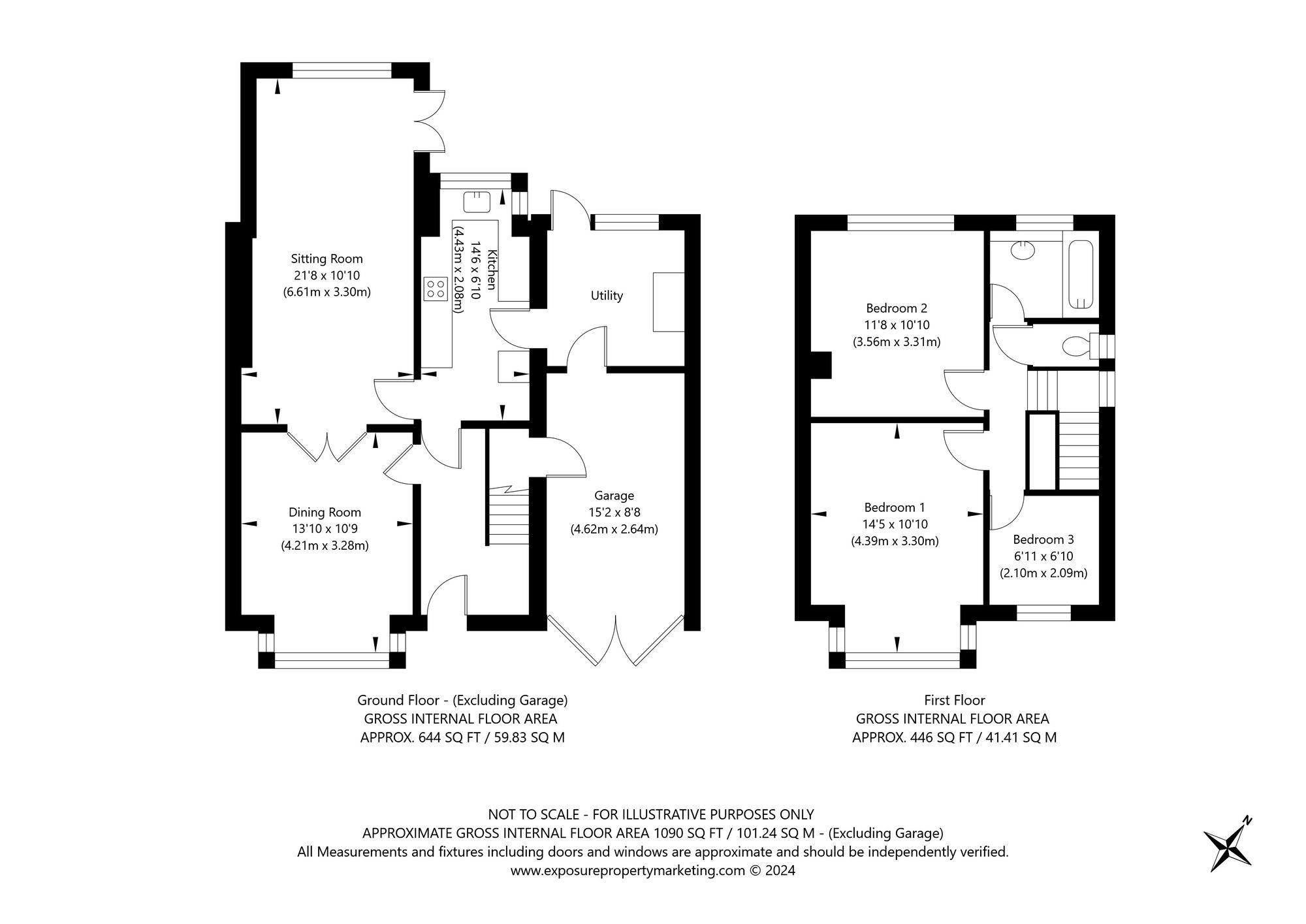 3 bed semi-detached house for sale in Melton Avenue, York - Property floorplan