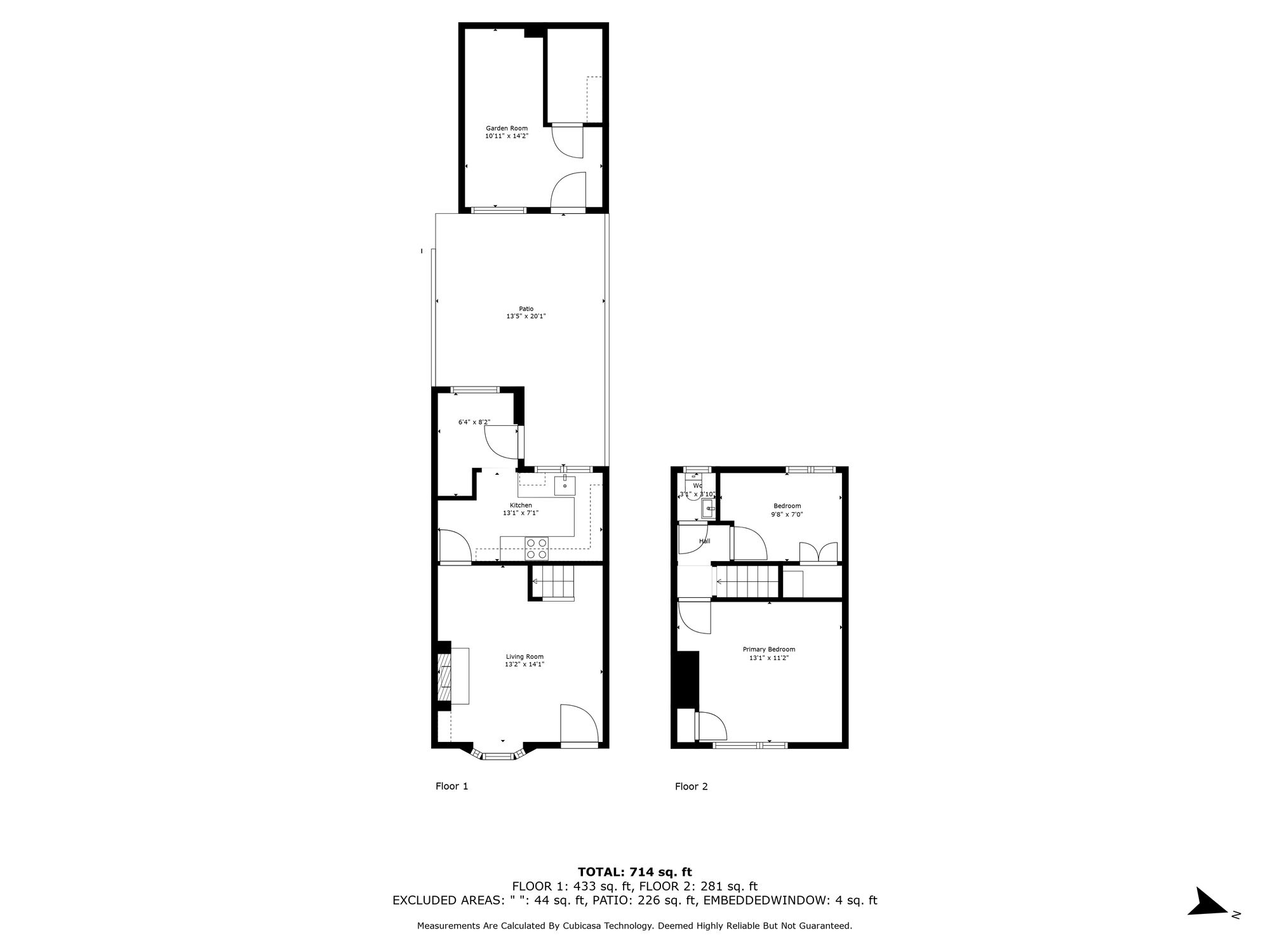 2 bed house for sale in Orchard View, York - Property floorplan