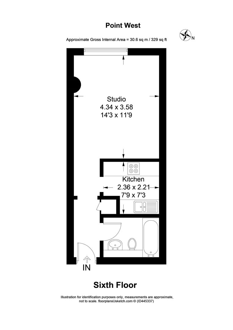 Apartment to rent in Cromwell Road, London - Property floorplan