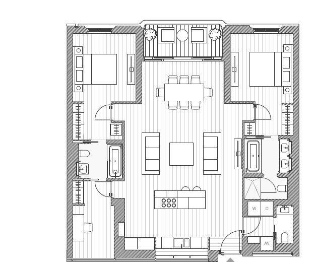 2 bed apartment for sale in Cramer Street, Marylebone - Property floorplan