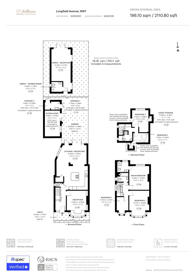 5 bed semi-detached house for sale in Longfield Avenue, London - Property floorplan