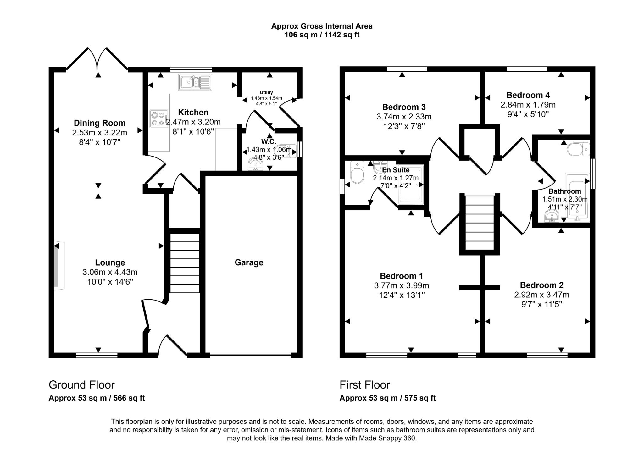 4 bed detached house for sale in Pen Y Cae, Abergele - Property floorplan