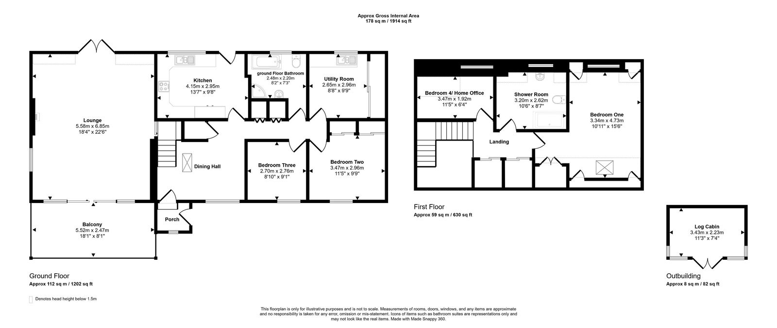 4 bed detached house for sale, Llanasa - Property floorplan