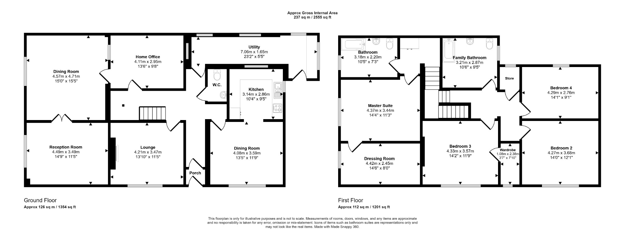 4 bed detached house for sale in Mornant Avenue, Holywell - Property floorplan