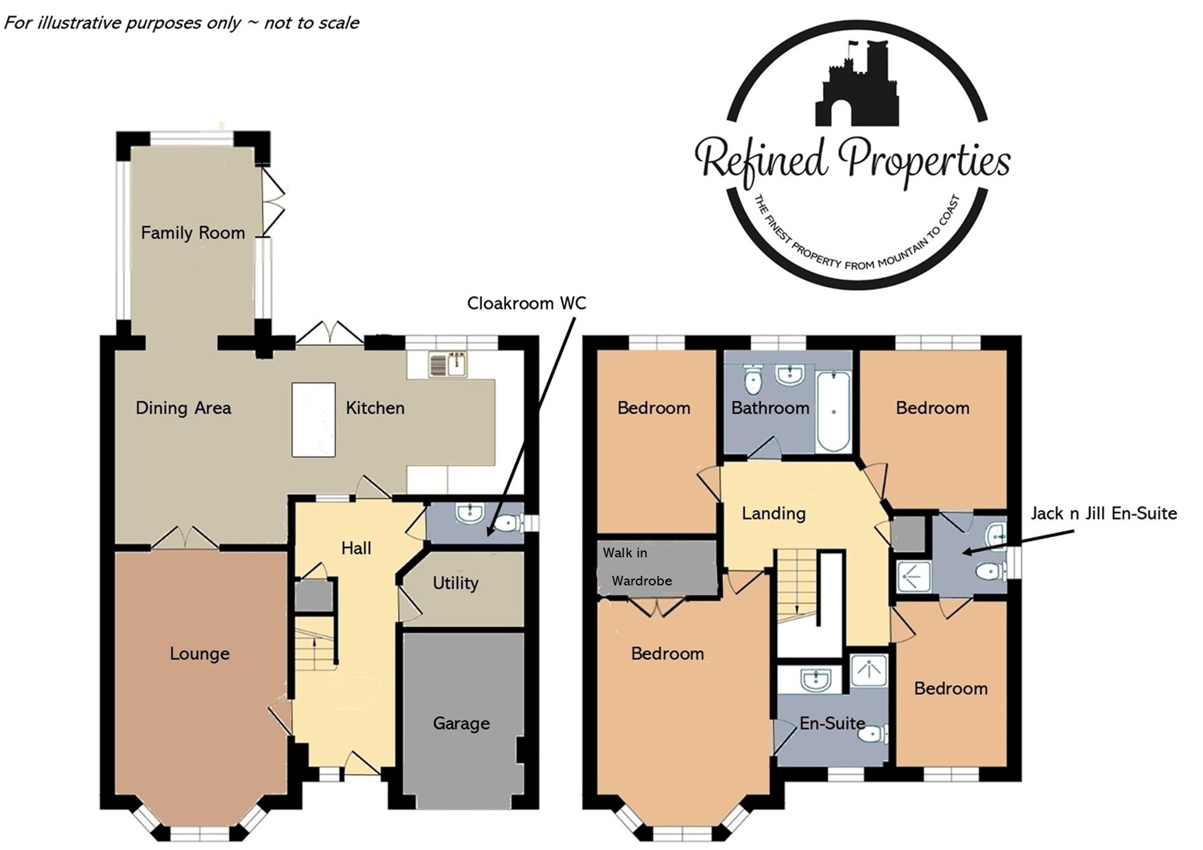 4 bed detached house for sale in Petunia Close, St. Helens - Property floorplan