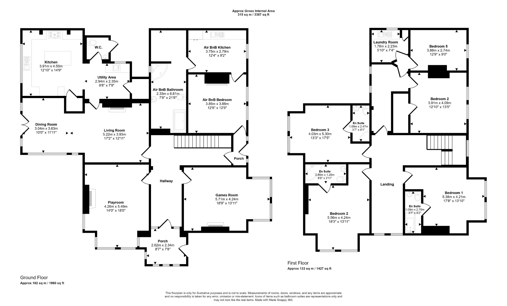 6 bed detached house for sale in Gronant Road, Prestatyn - Property floorplan