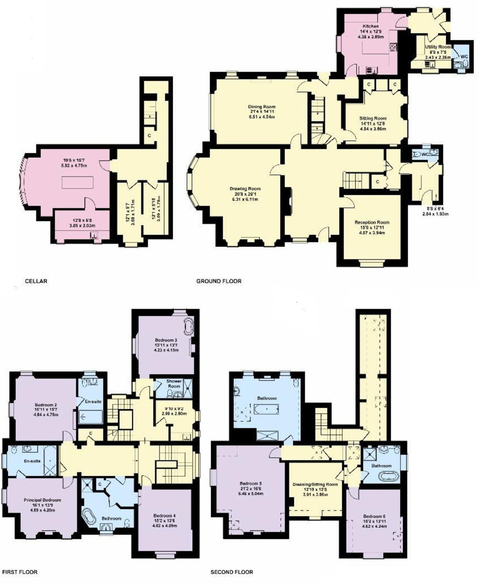 7 bed detached house for sale in Love Lane, Gwynedd - Property floorplan