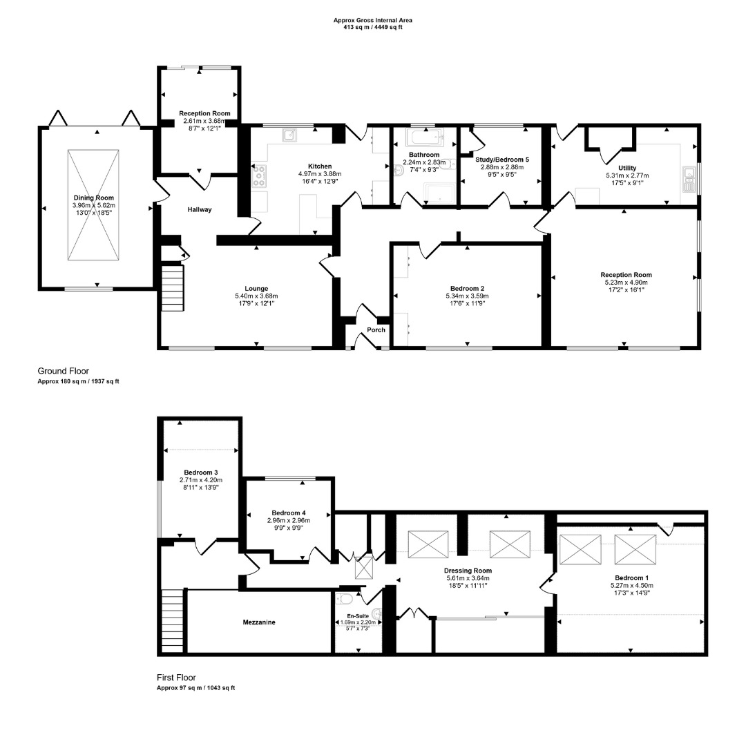 5 bed detached house for sale in Tyn Y Morfa, Holywell - Property floorplan