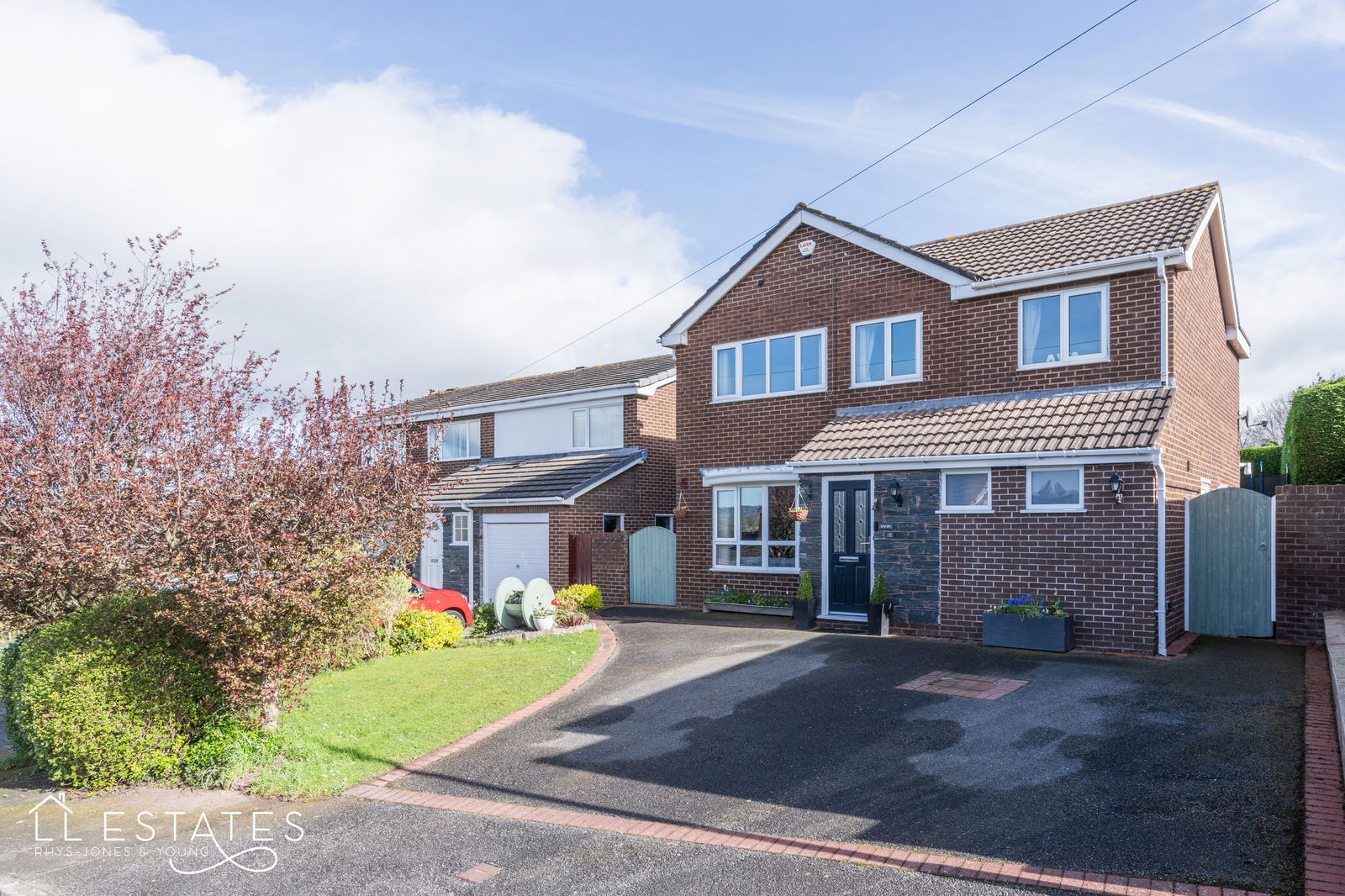 4 bed detached house for sale in Bishops Walk, St. Asaph, LL17