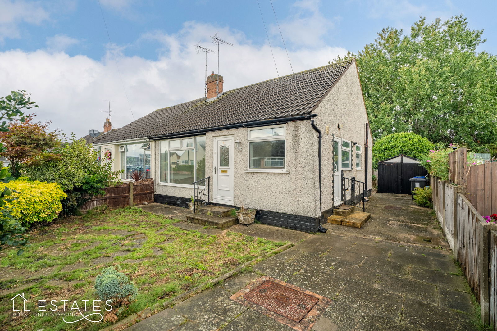2 bed semi-detached bungalow for sale in Bangor Crescent, Prestatyn  - Property Image 1