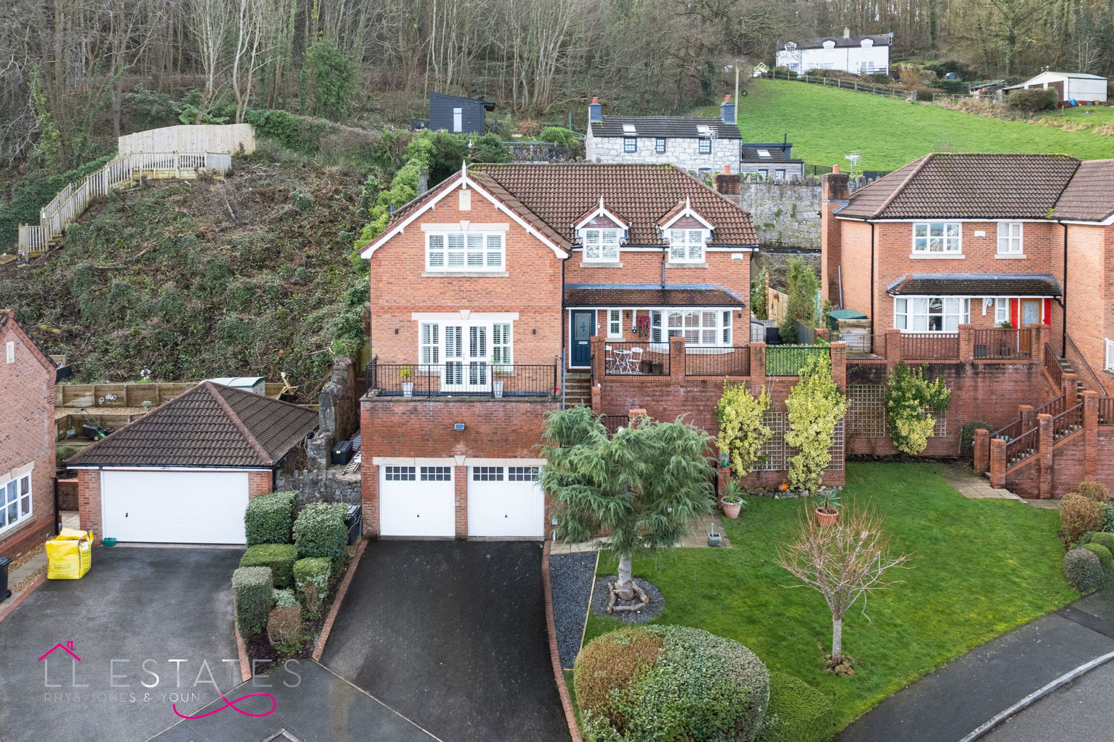 5 bed detached house for sale in Lon Y Berllan, Abergele, LL22