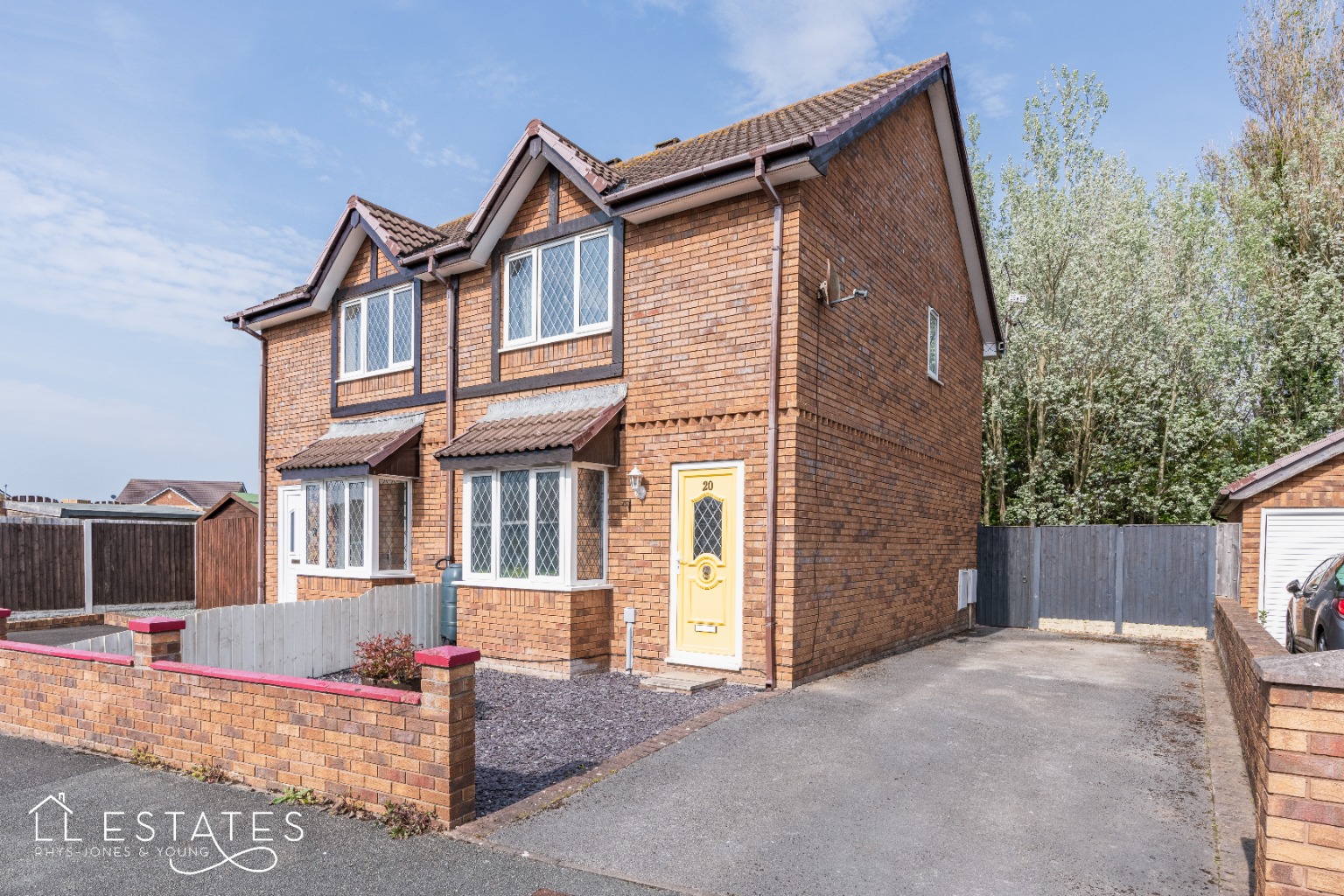 2 bed semi-detached house for sale in Lon Olwen, Rhyl  - Property Image 1