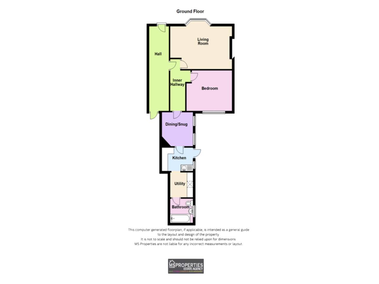1 bed flat for sale in High Street - Property Floorplan