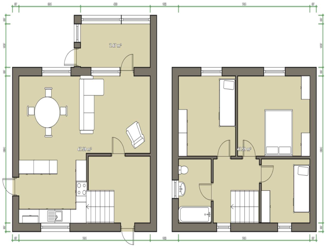 3 bed house for sale in Maes Maelor, Penparcau - Property Floorplan
