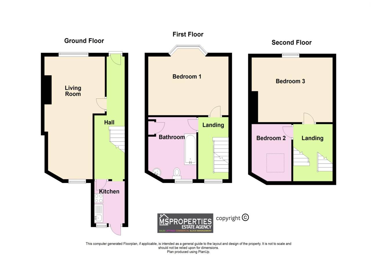3 bed house for sale in Cambrian Street, Aberystwyth - Property Floorplan